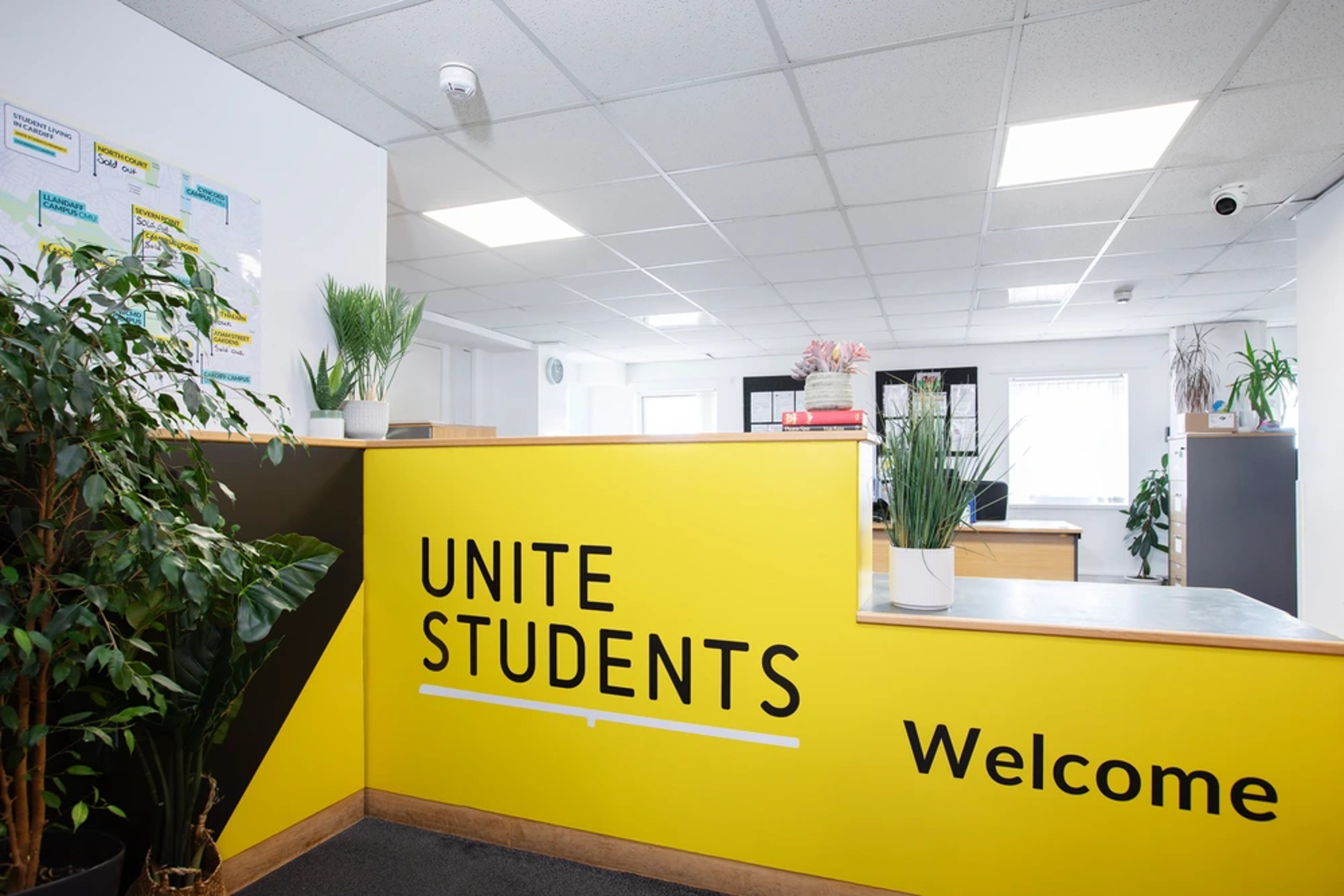 Reception area in Ty Pont Haearn