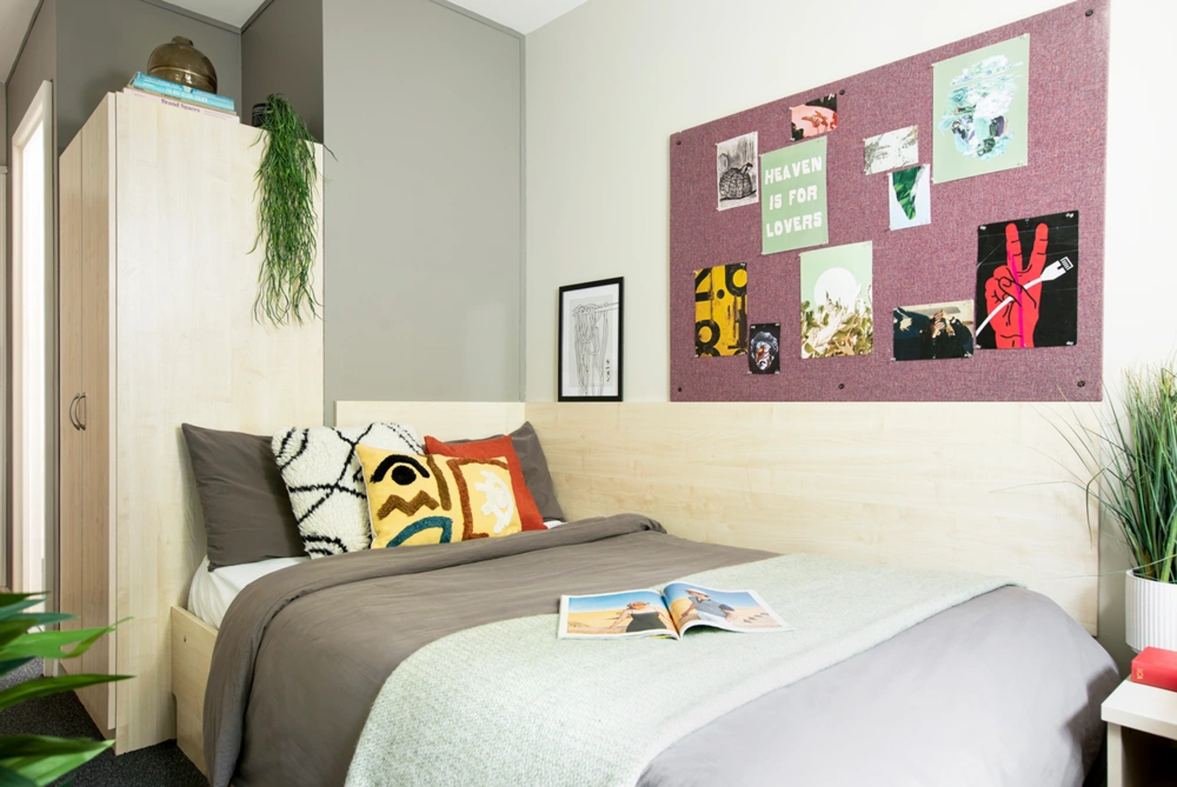 Bed area in an Ensuite room