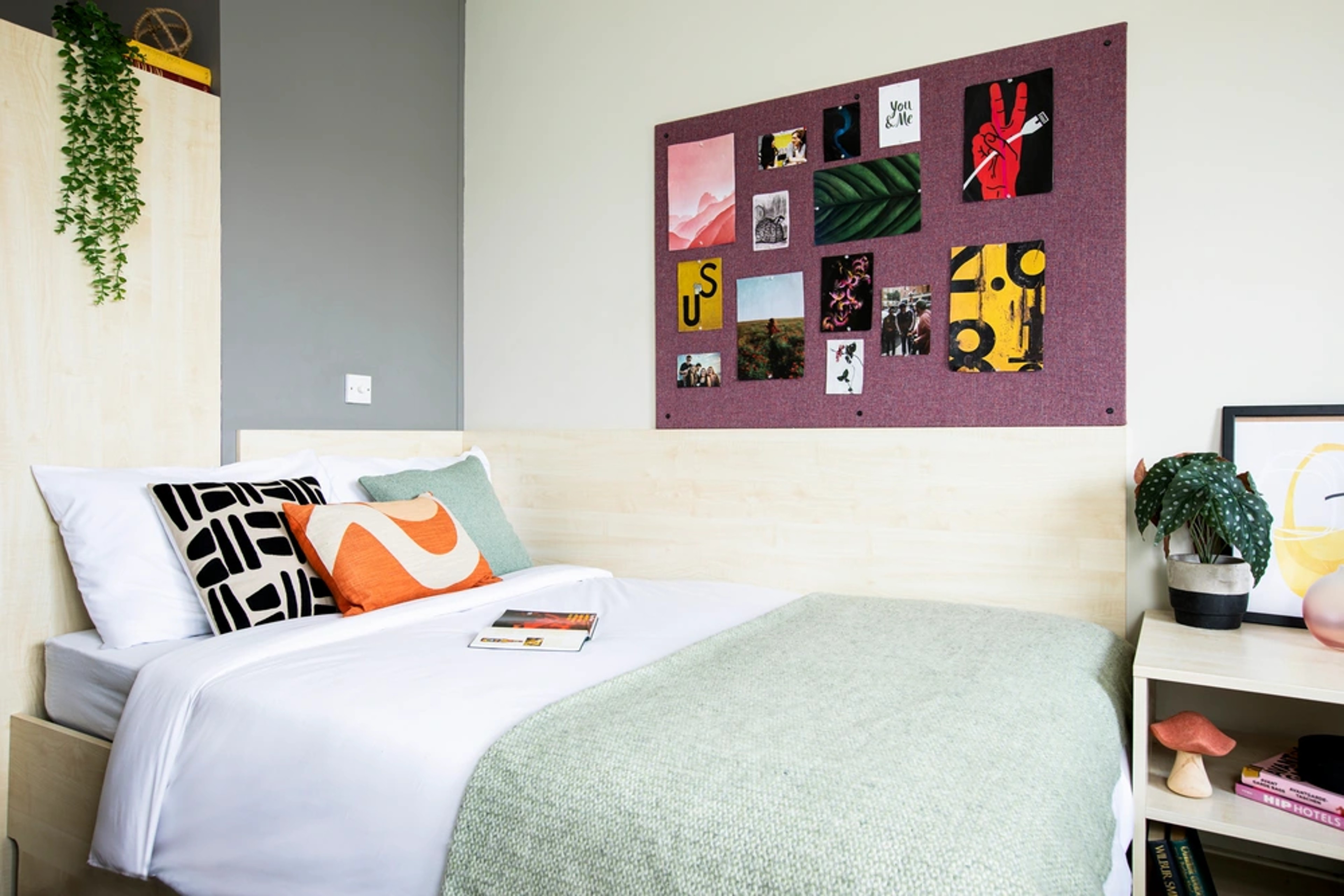 Bed in an En-suite room