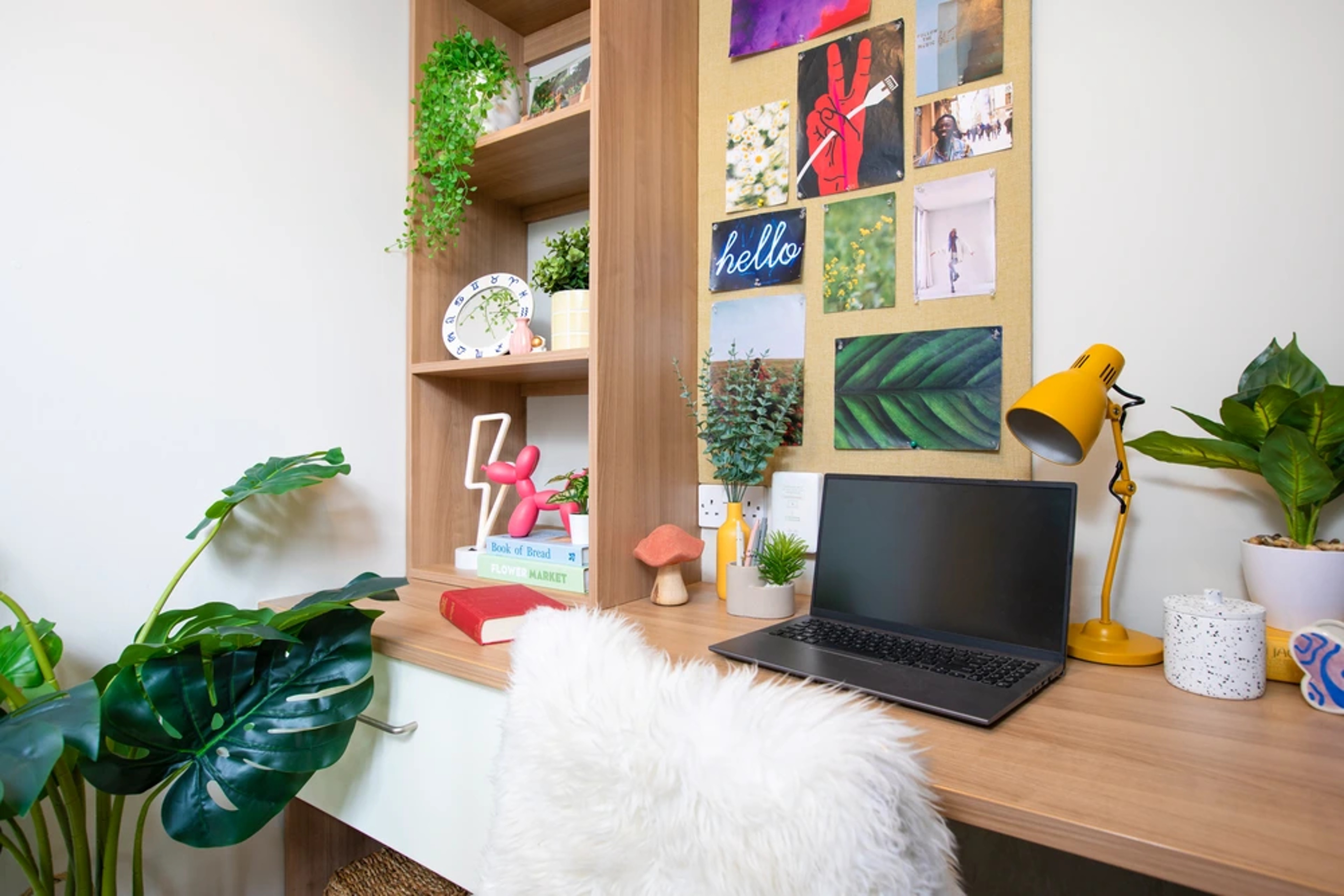 Study area in a Non En-suite room