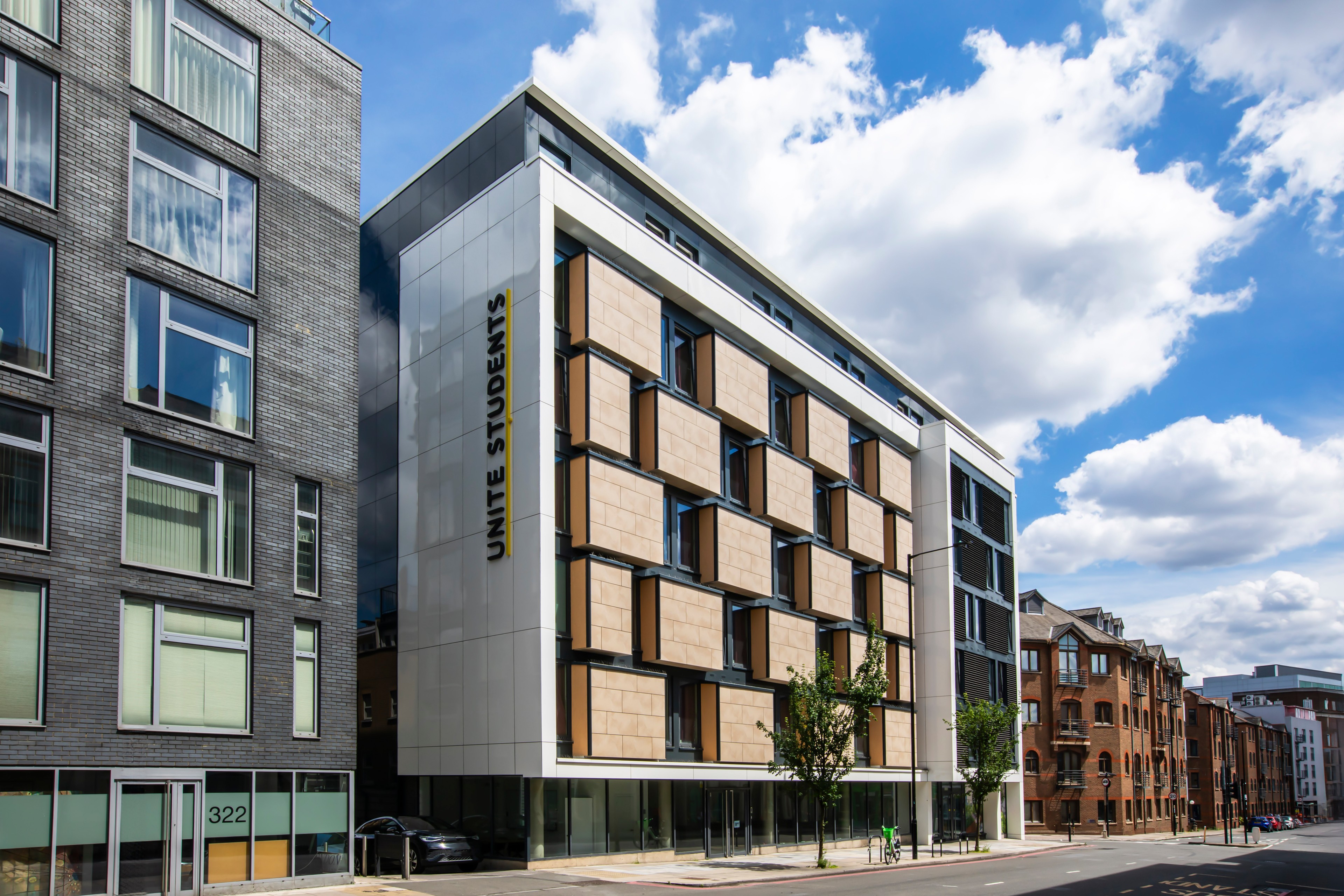 Exterior of Student Living Heights