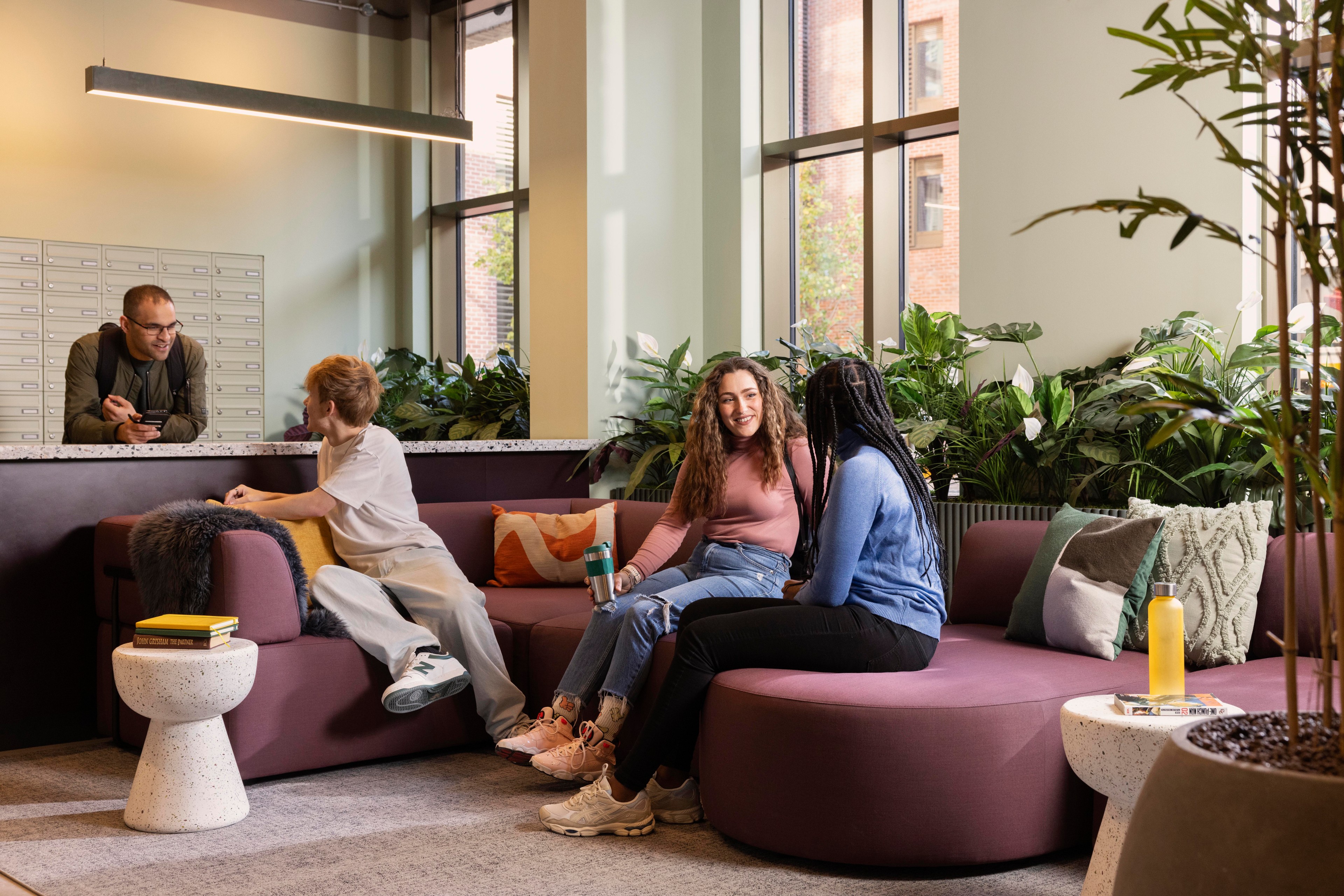 Students in reception
