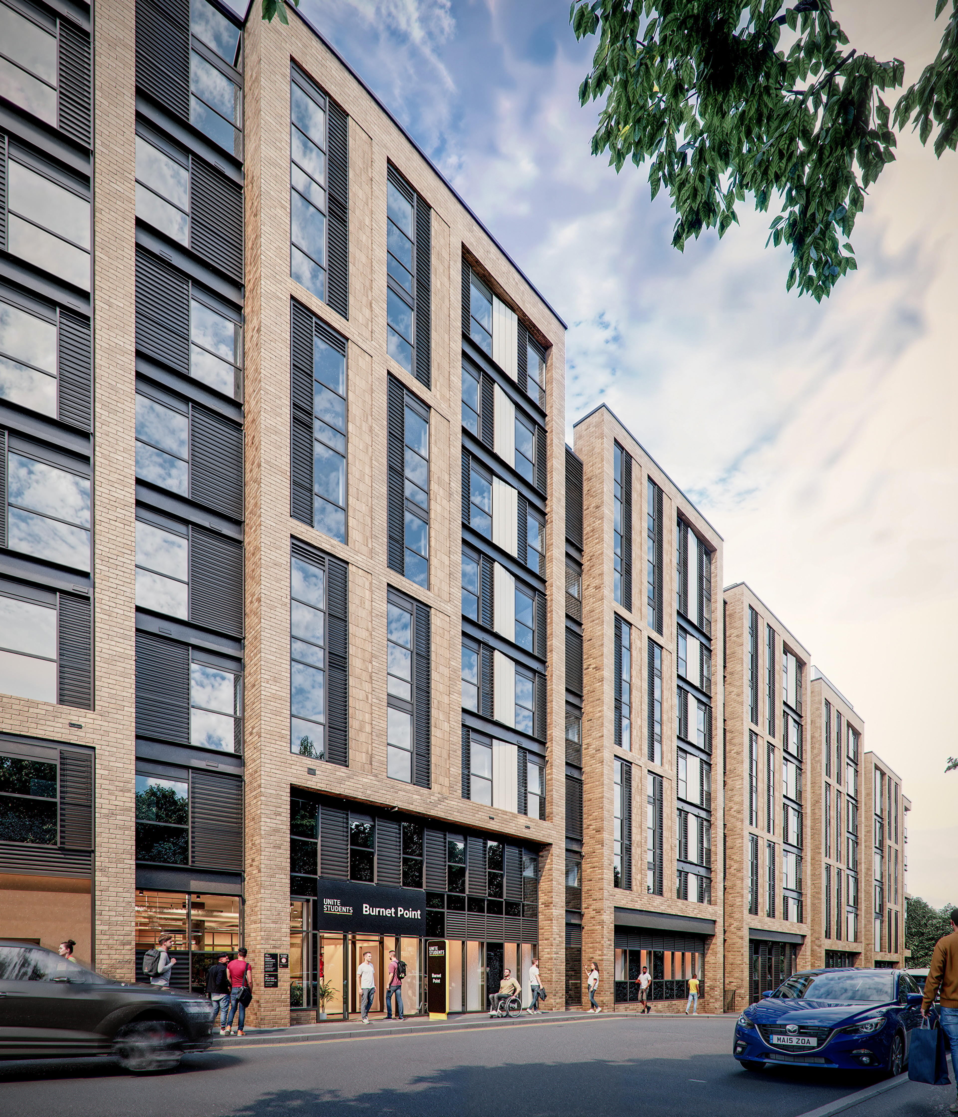 Exterior of Burnet Point (CGI)