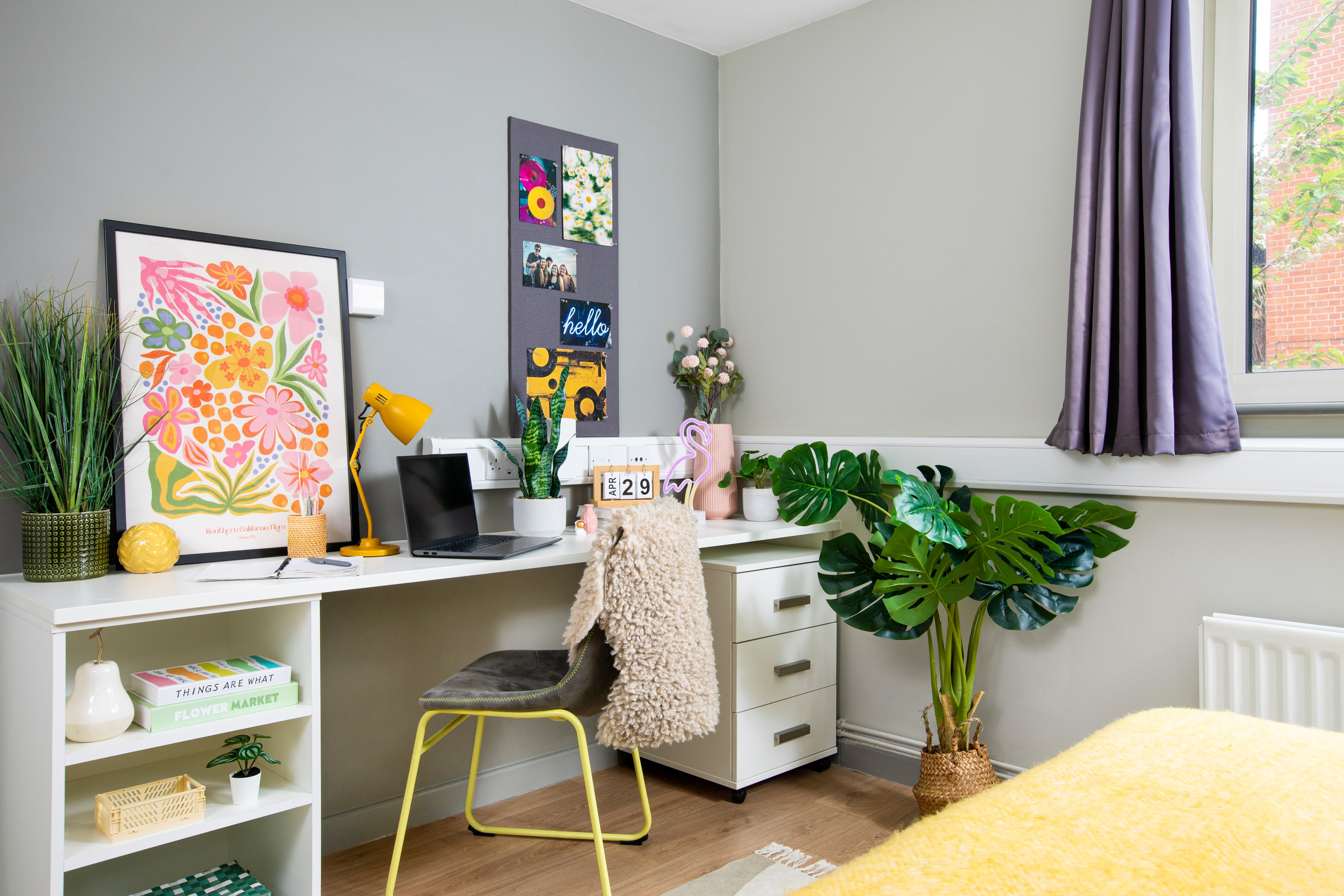 Study space in a premium en-suite room