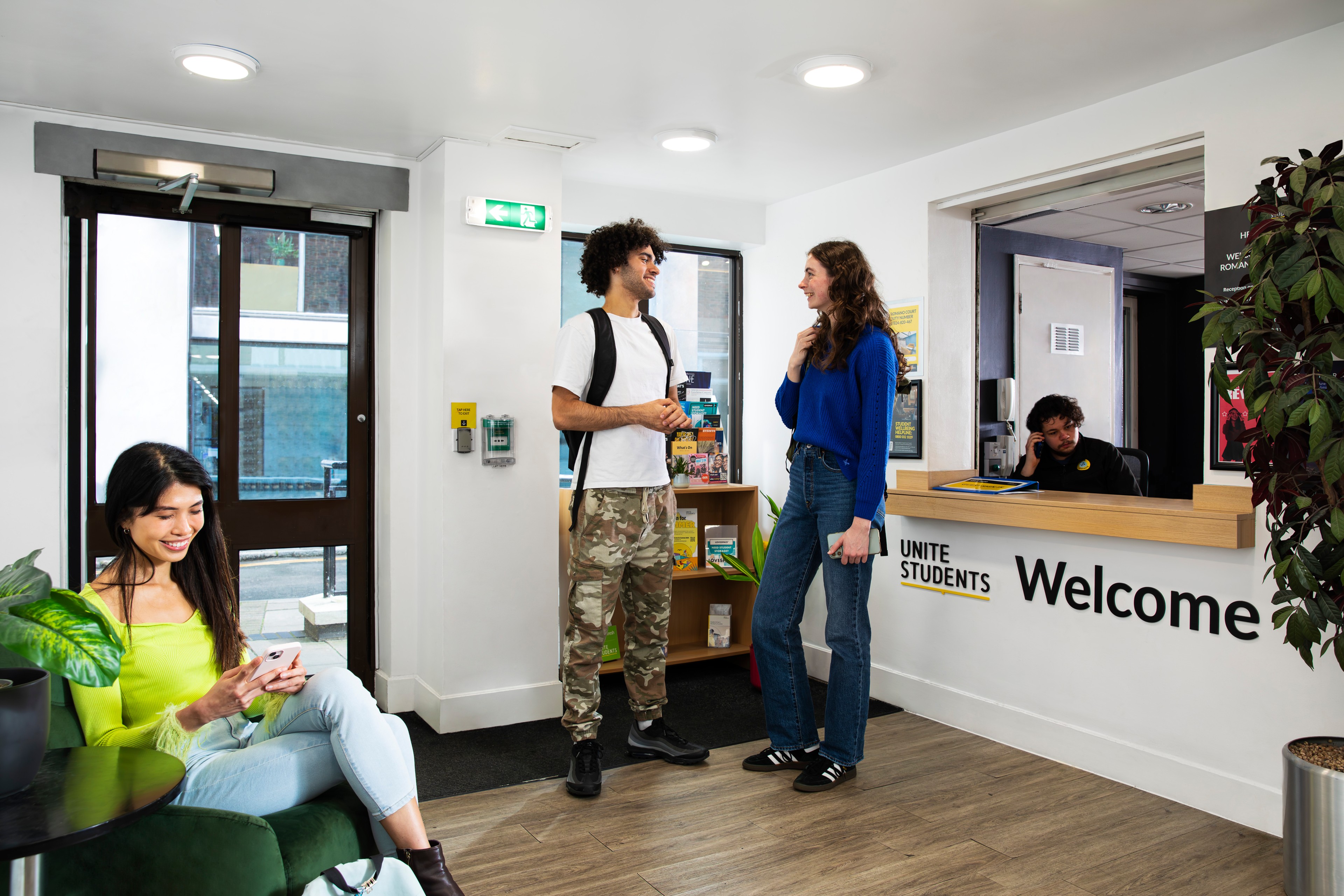 Reception area at Romano Court