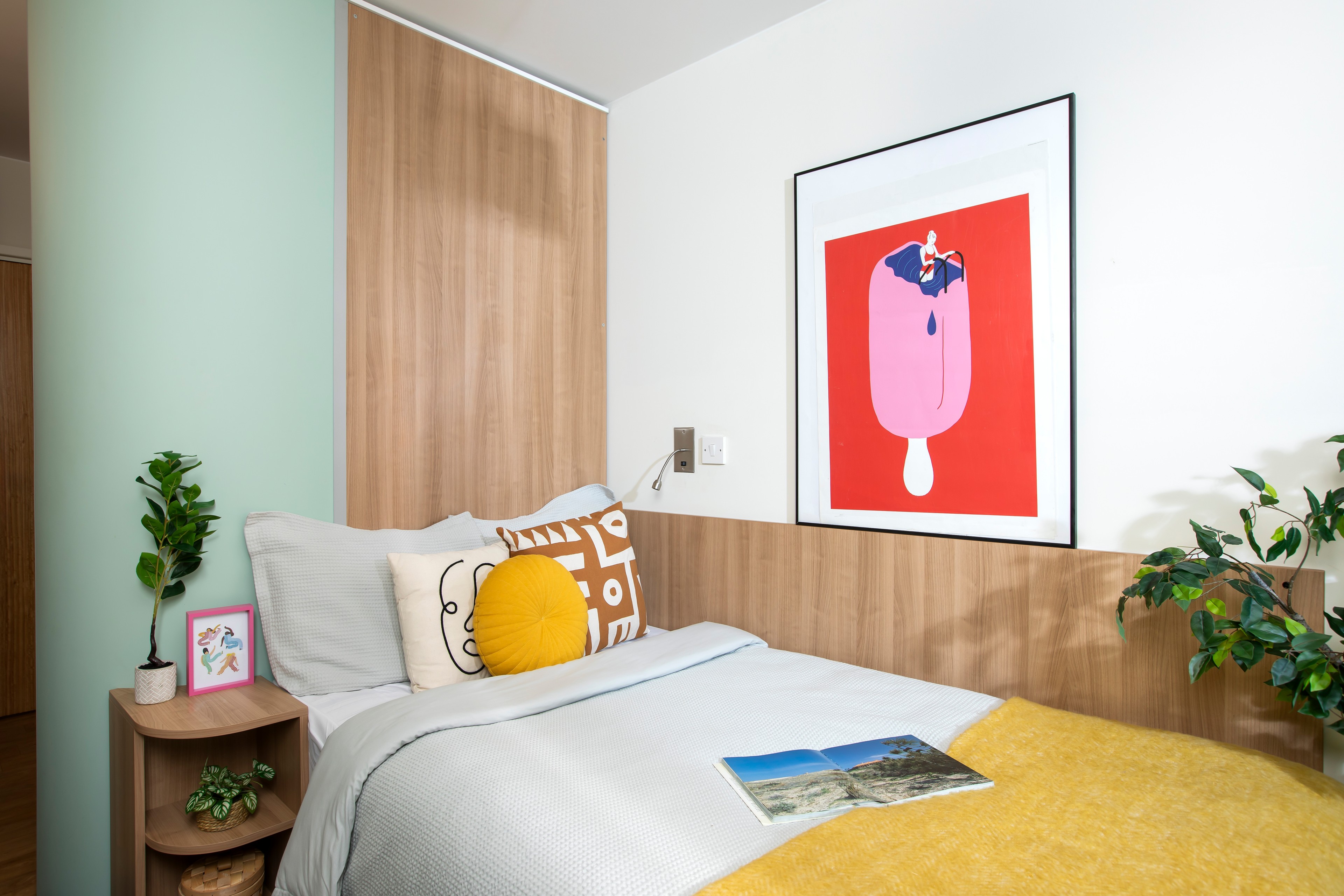 Bed in an En-suite room