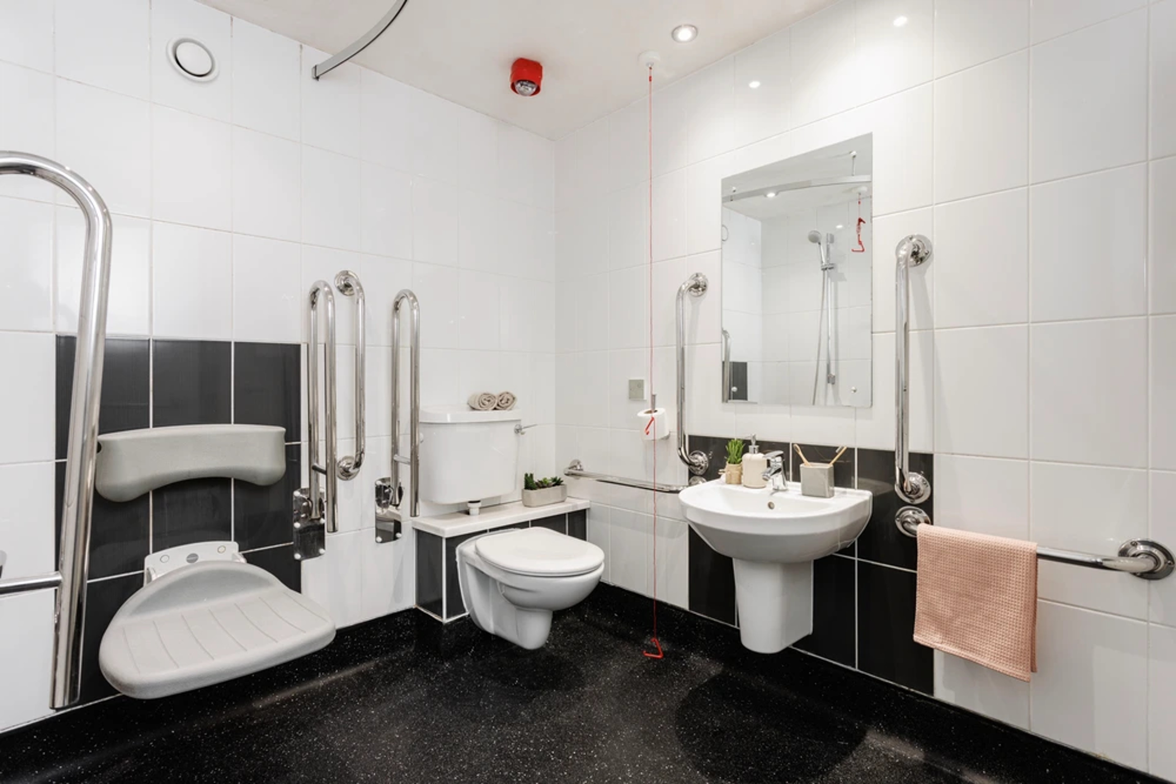 Bathroom in an Accessible Studio