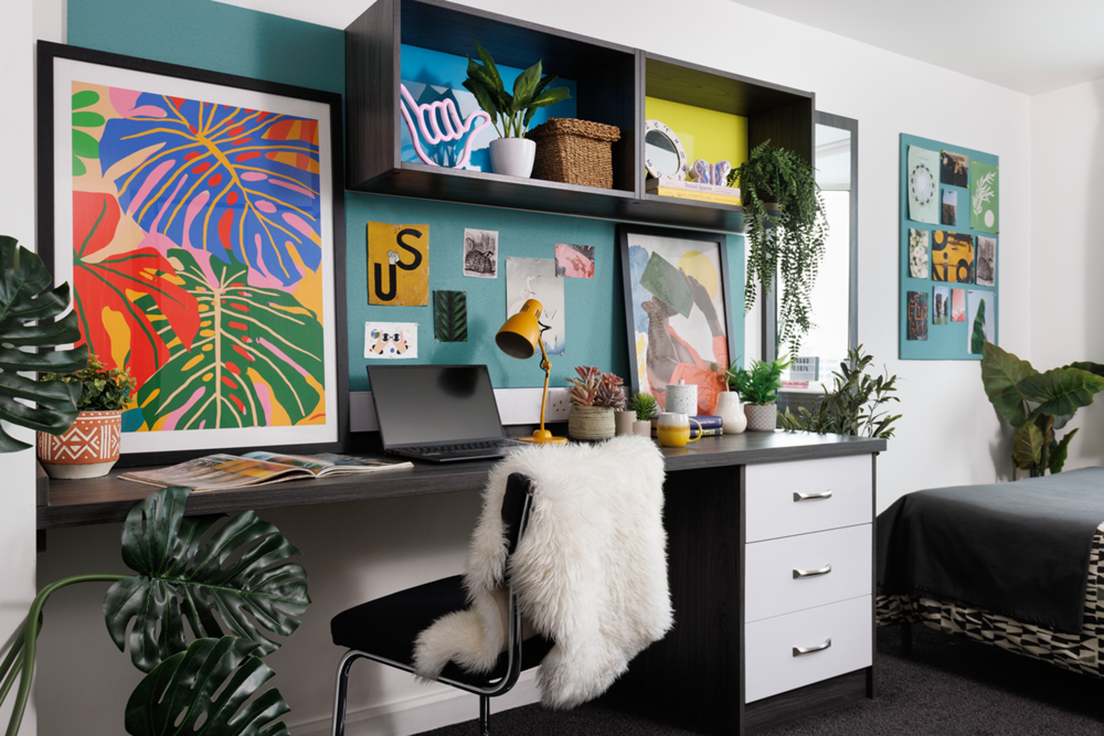 Study area in an En-suite room