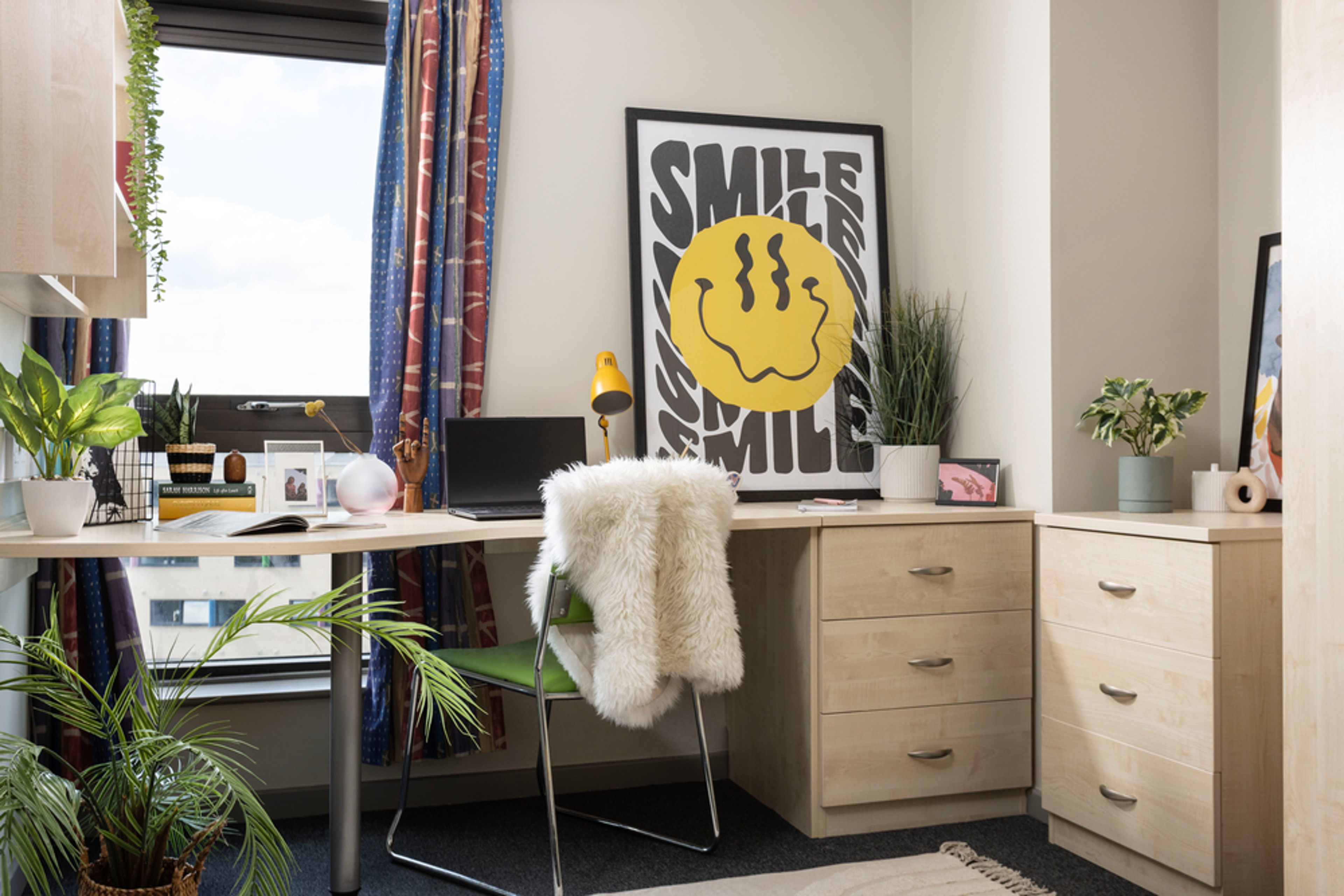 Study area in a One Bed Flat