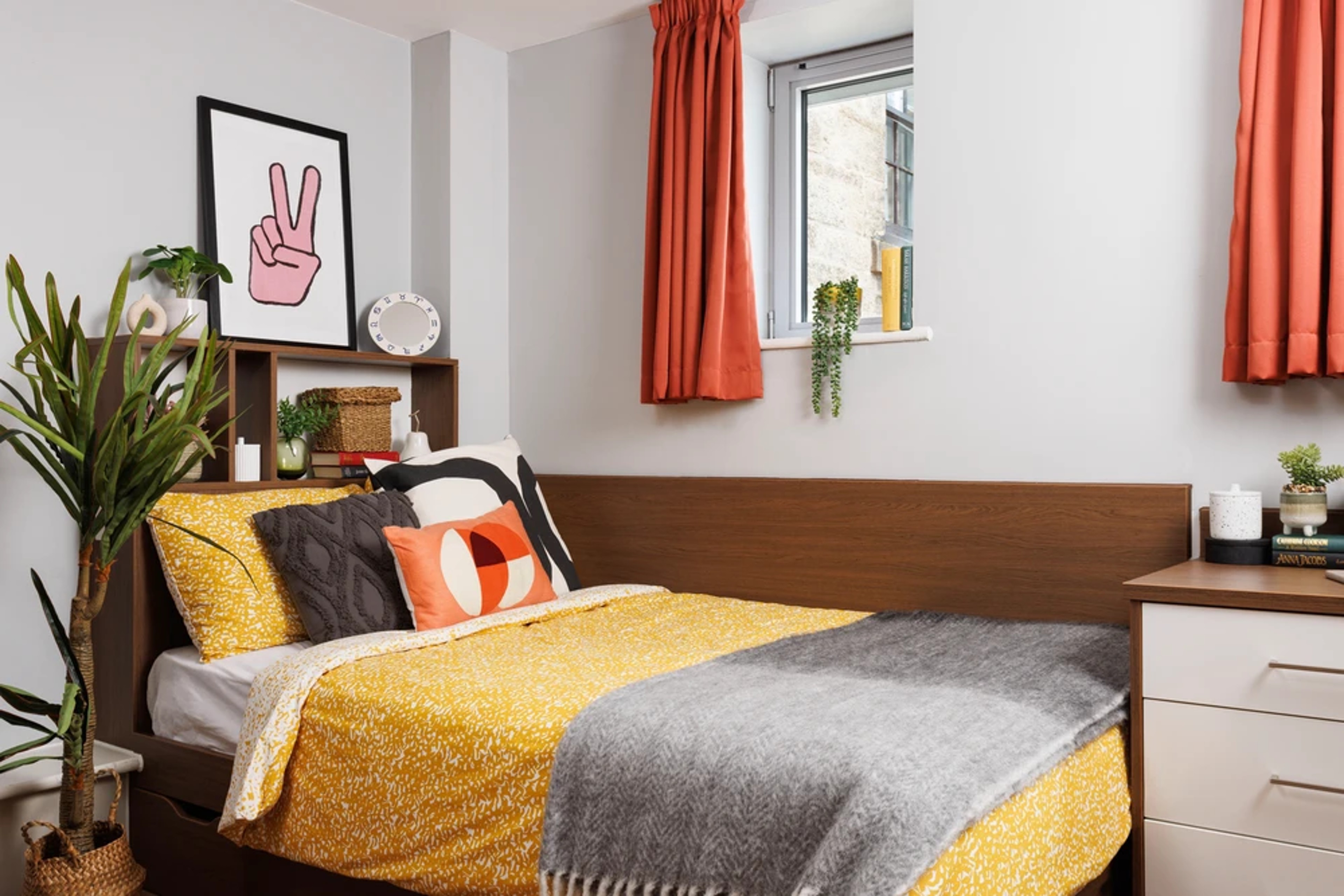 Bed in a Accessible Studio