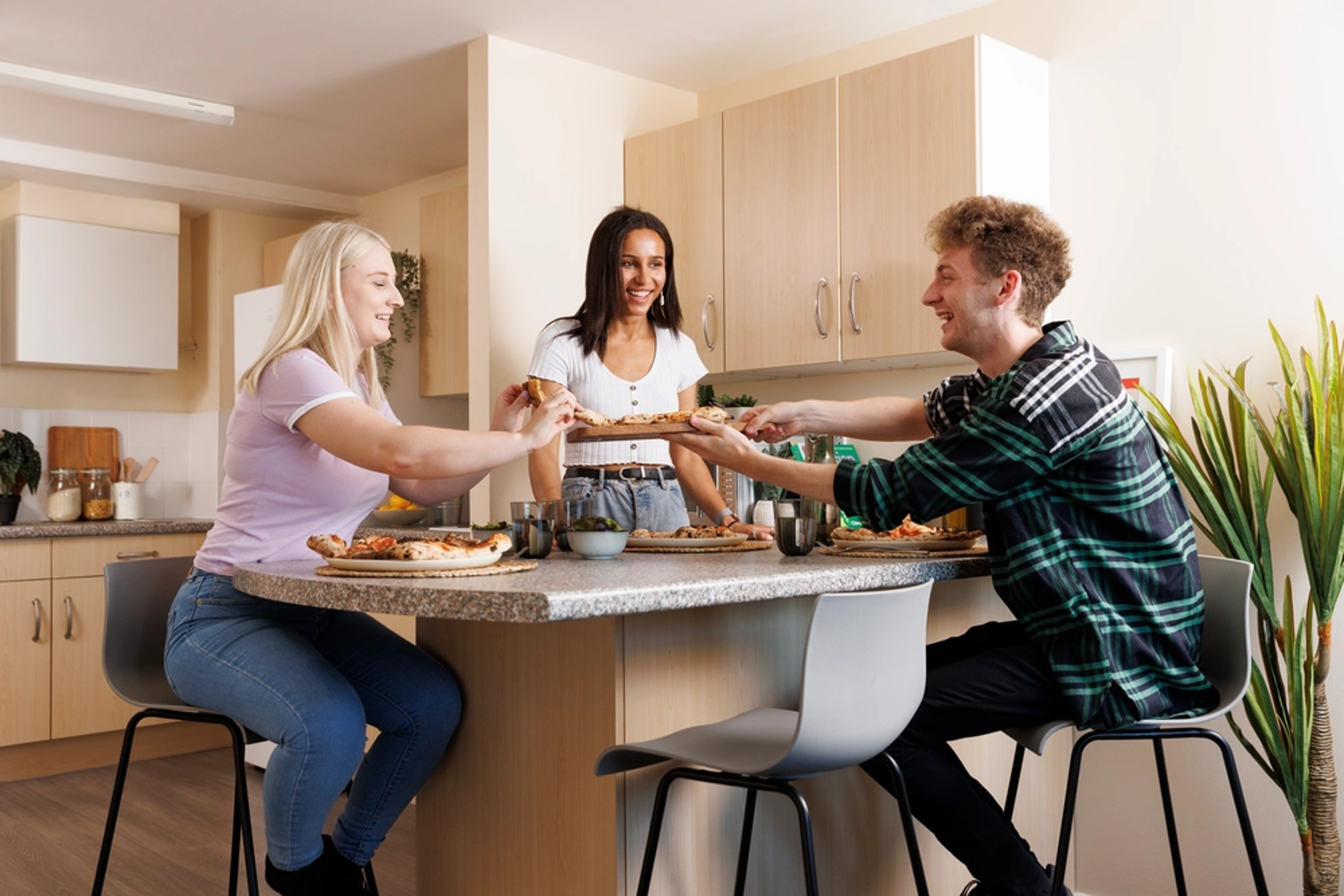 Shared kitchen for ensuite rooms