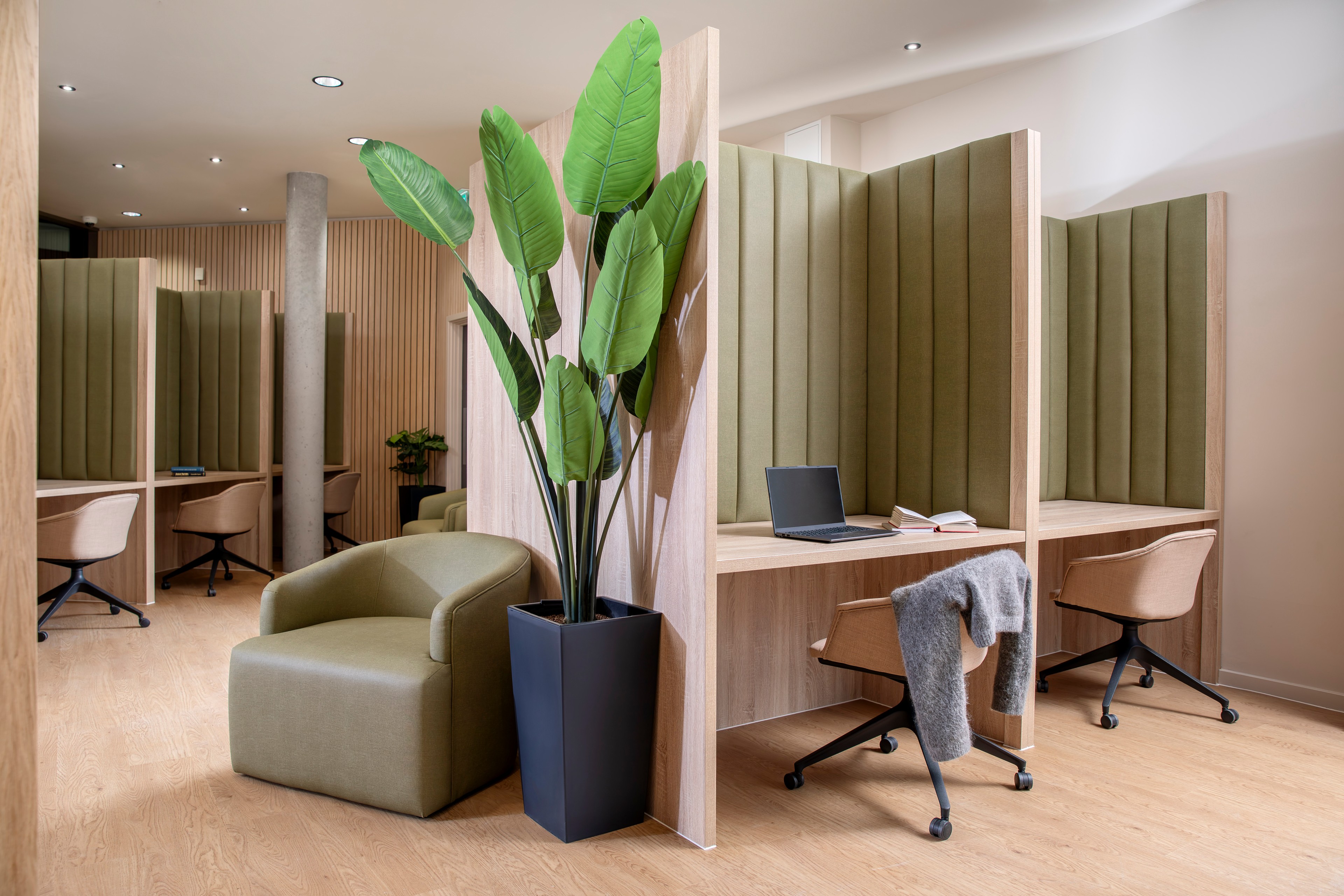 10th Floor study area at Angel Lane
