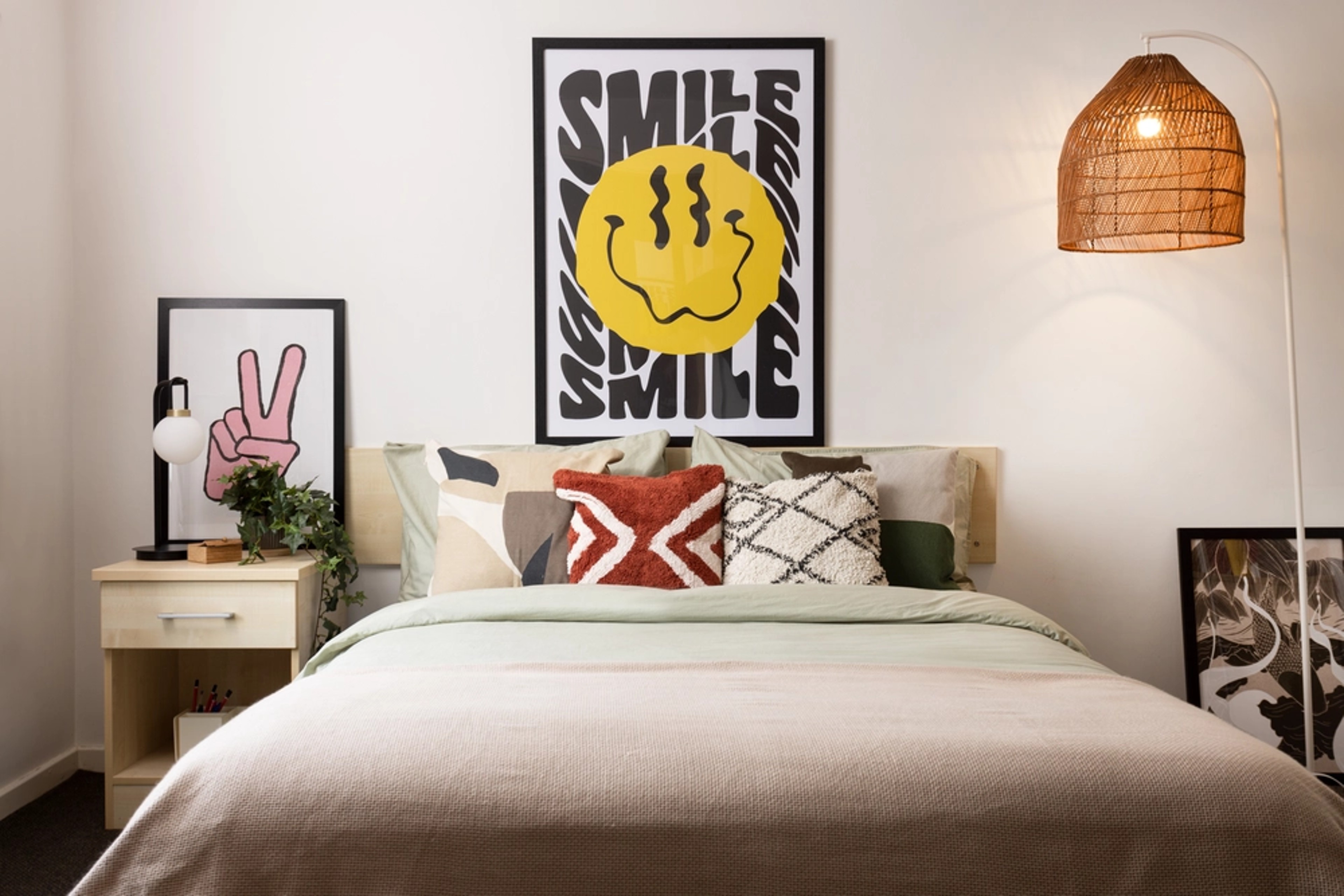 Bed in a En-suite room