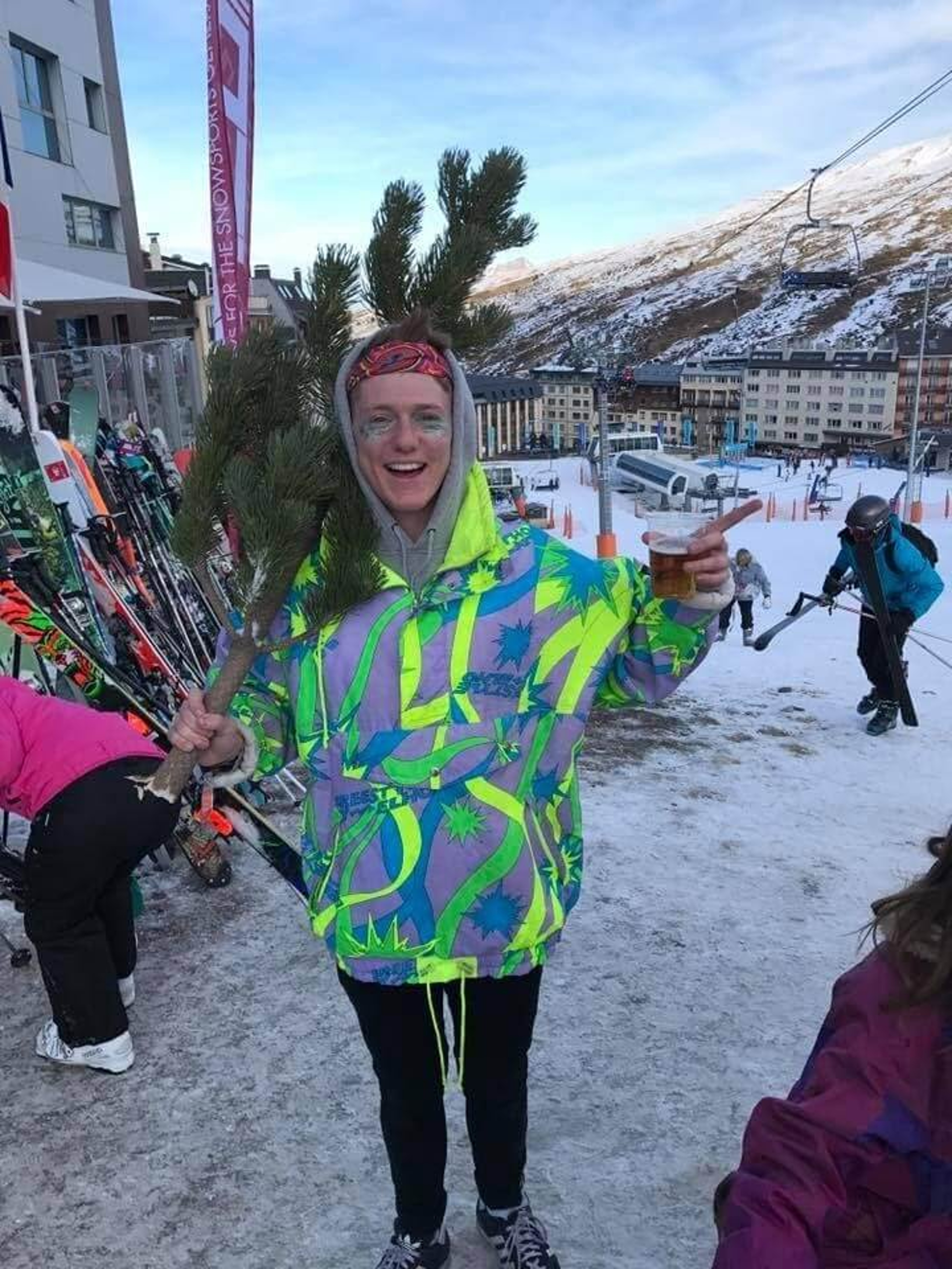 Photo of Danny in the snow