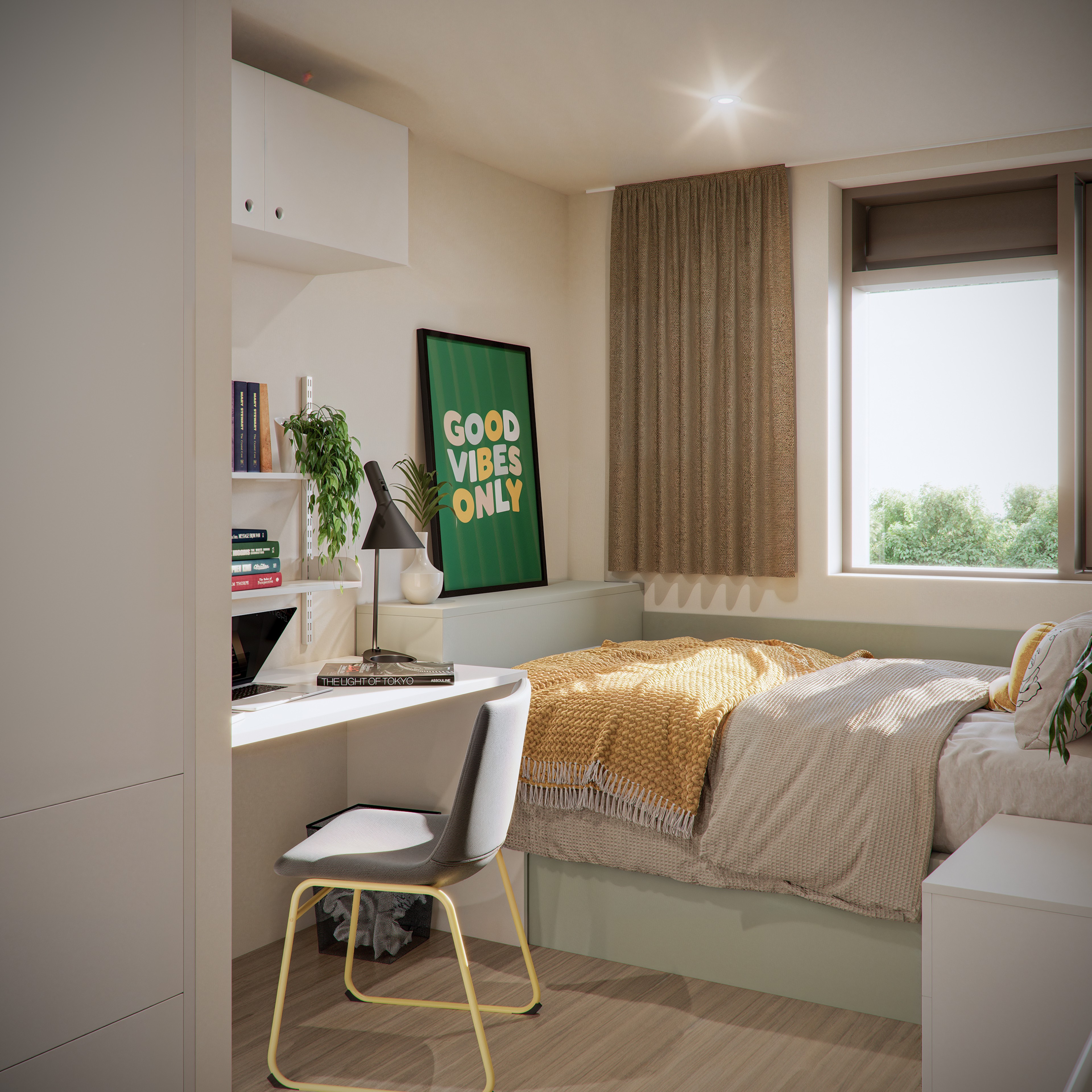 Representative image of a bedroom