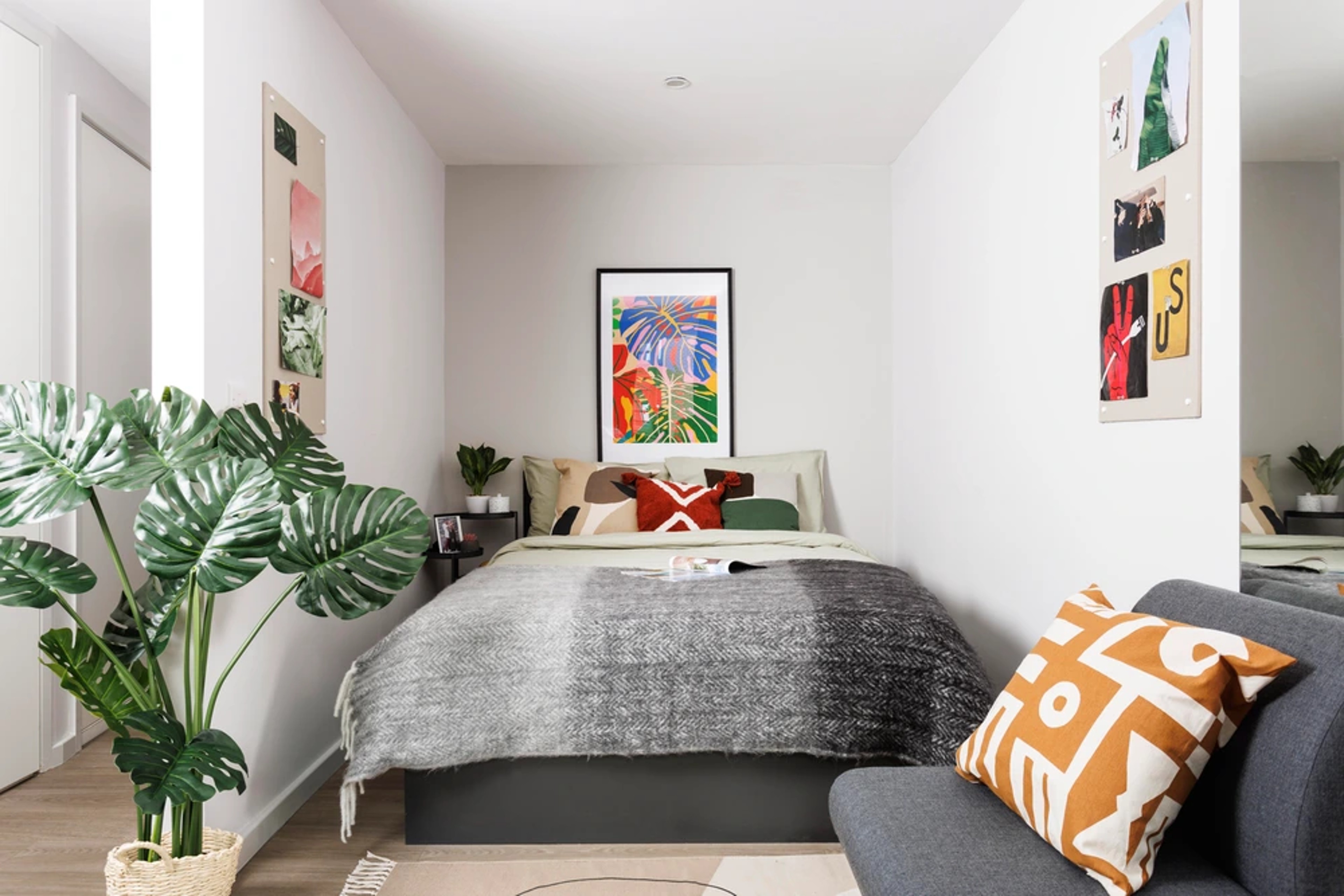 Bed in a Studio