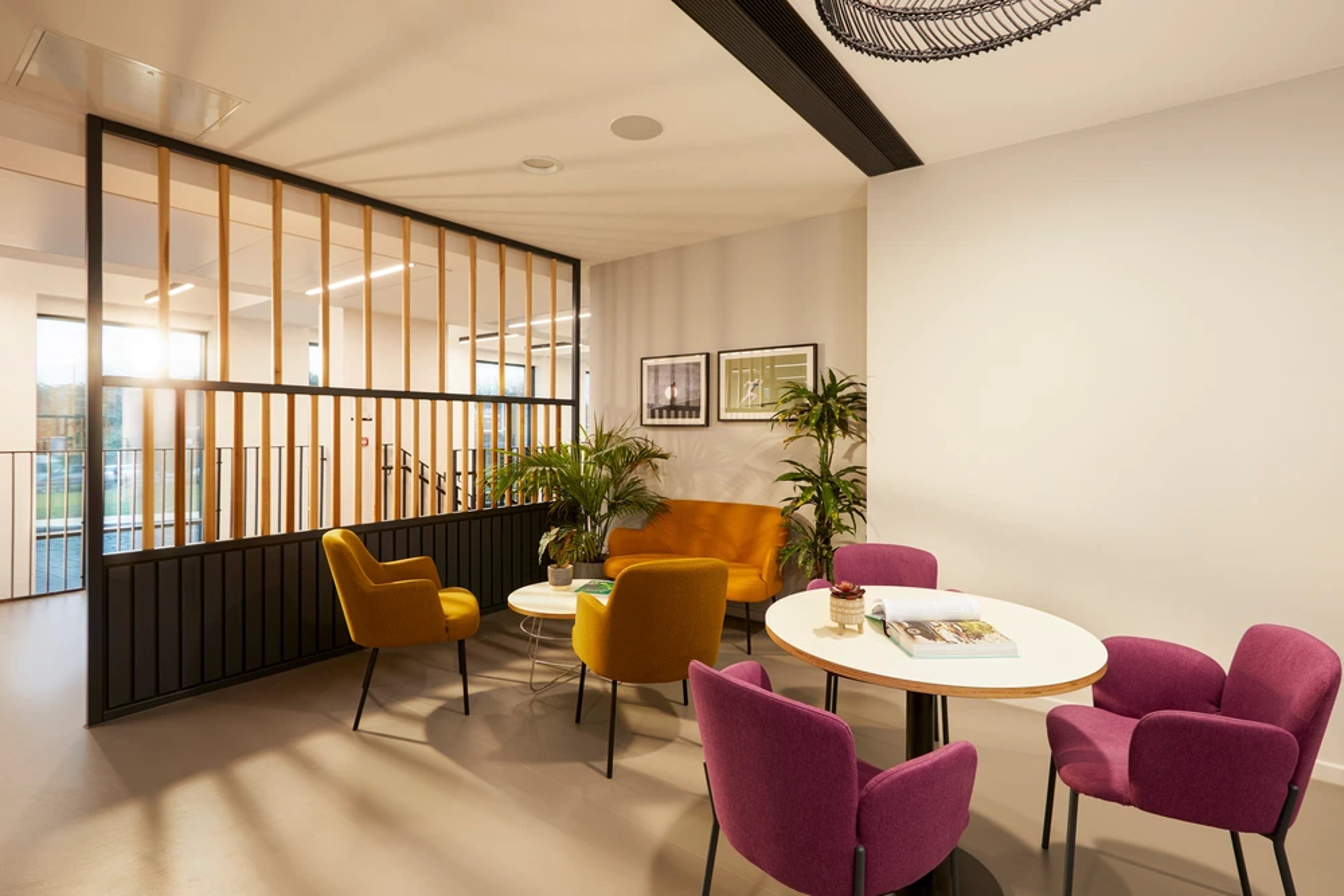 Communal seating area