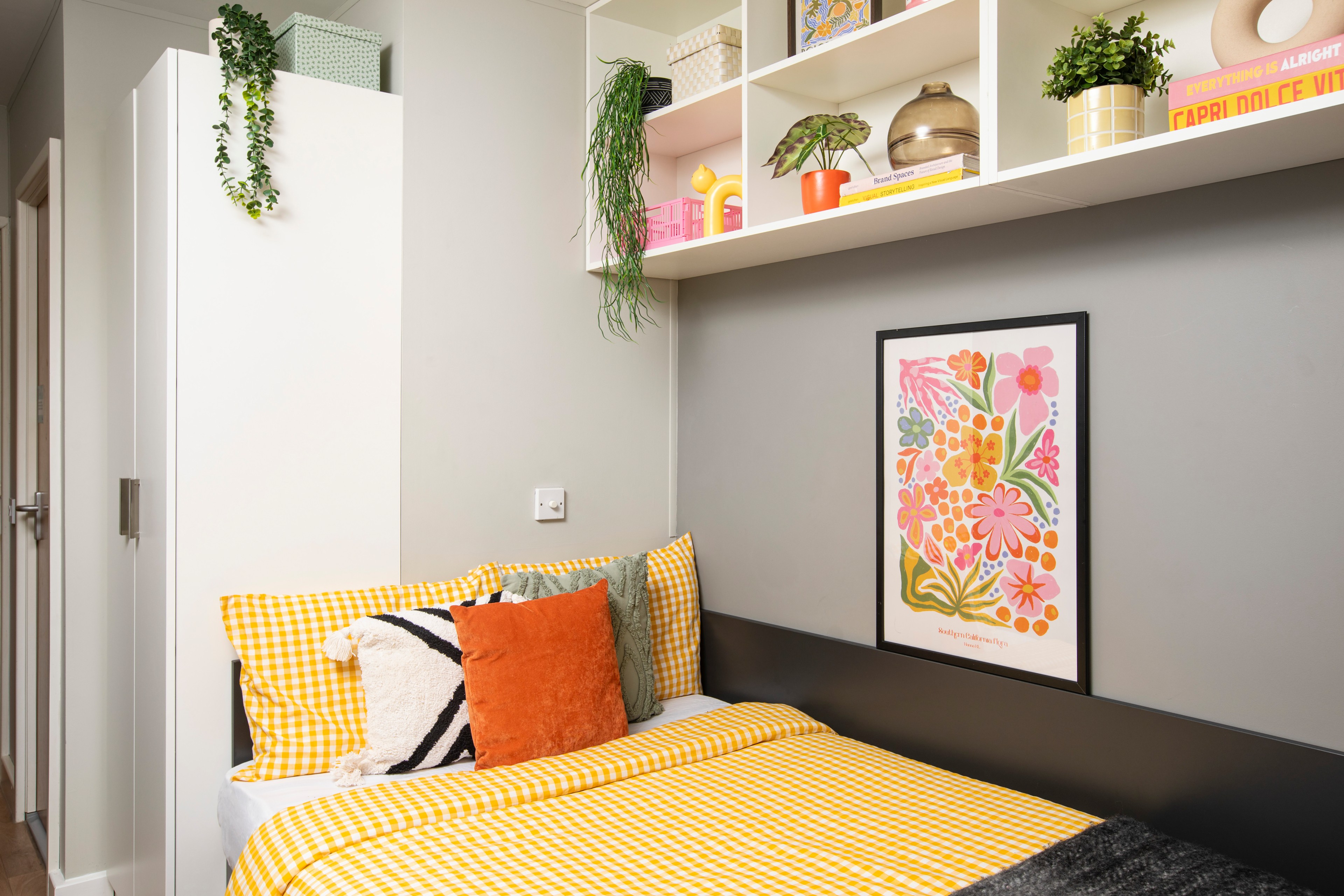 Bed area in an en-suite room
