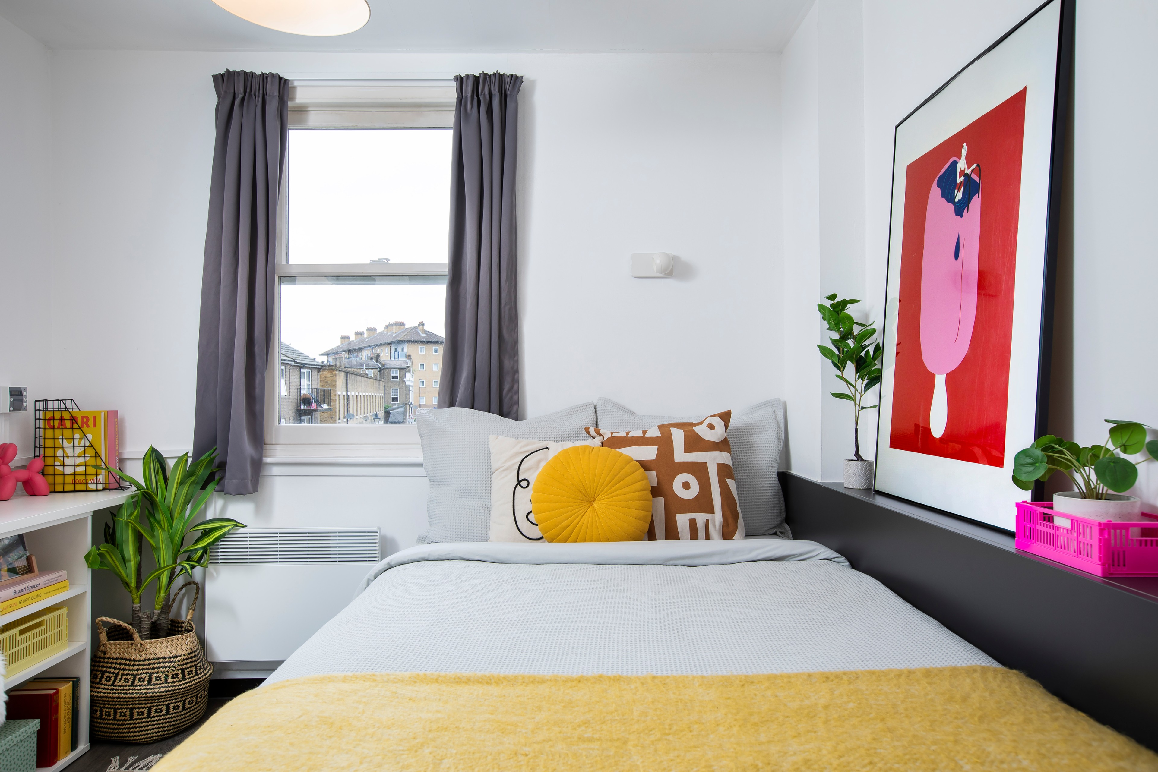 Bed and in an en-suite room