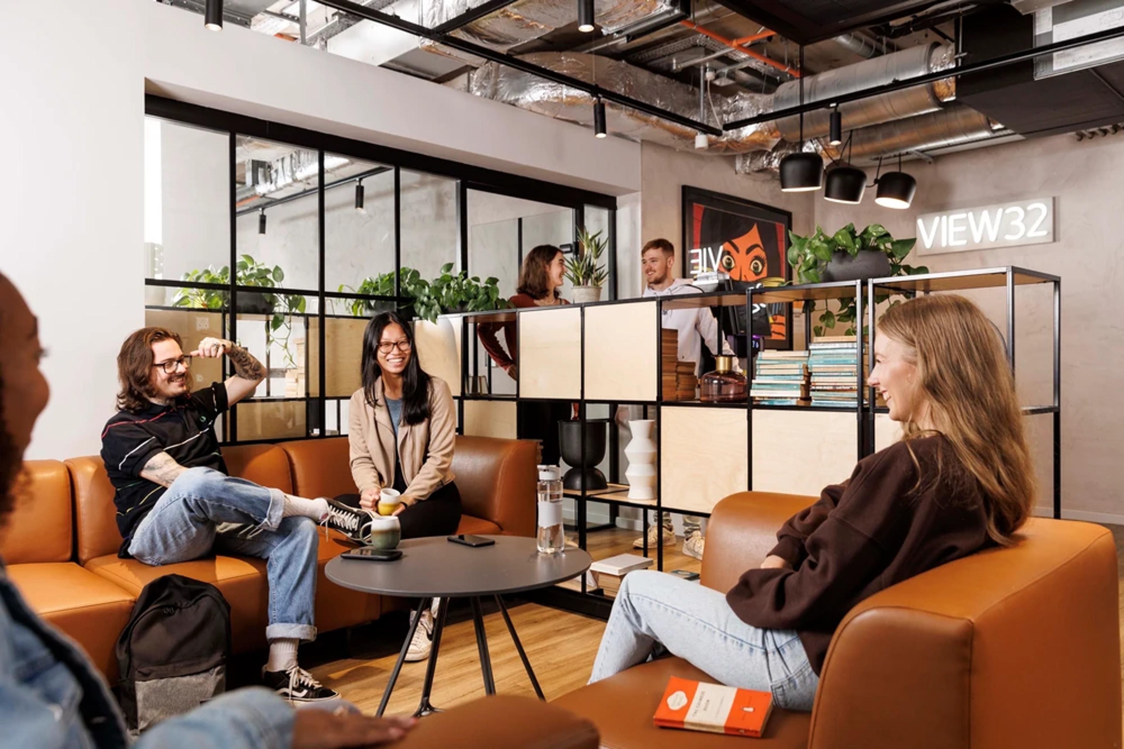 Students in the common room