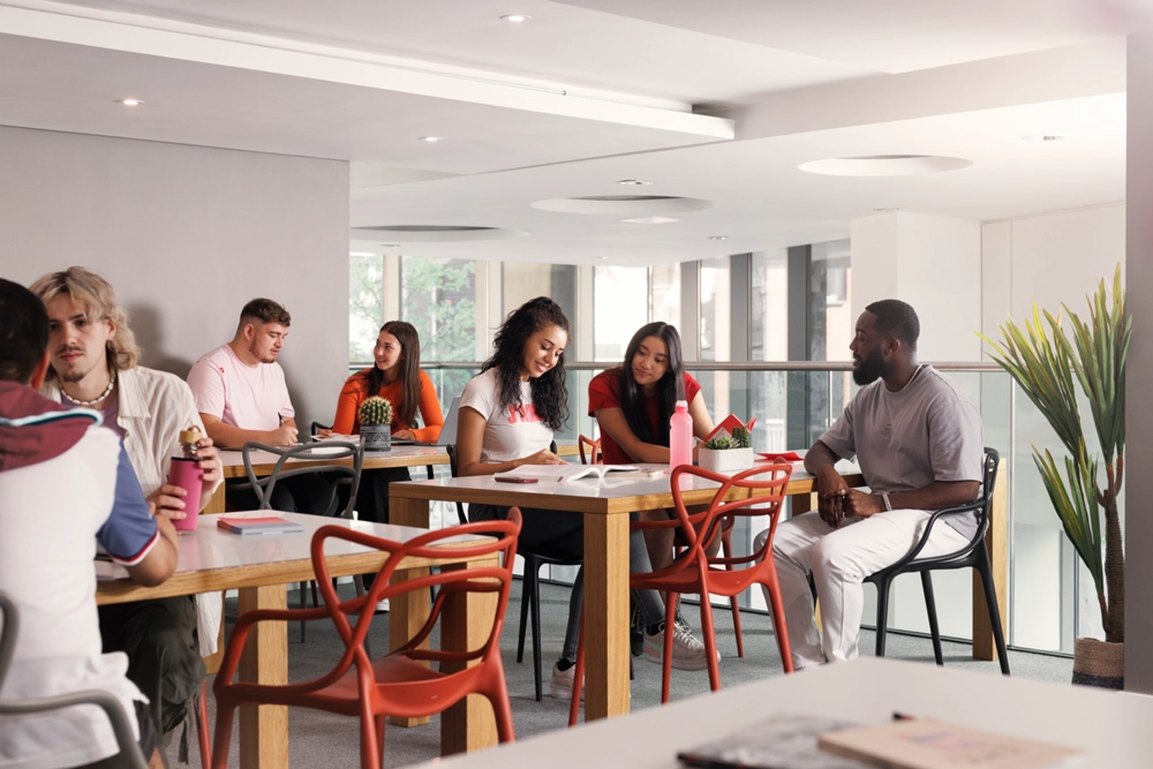 Students in the Study room