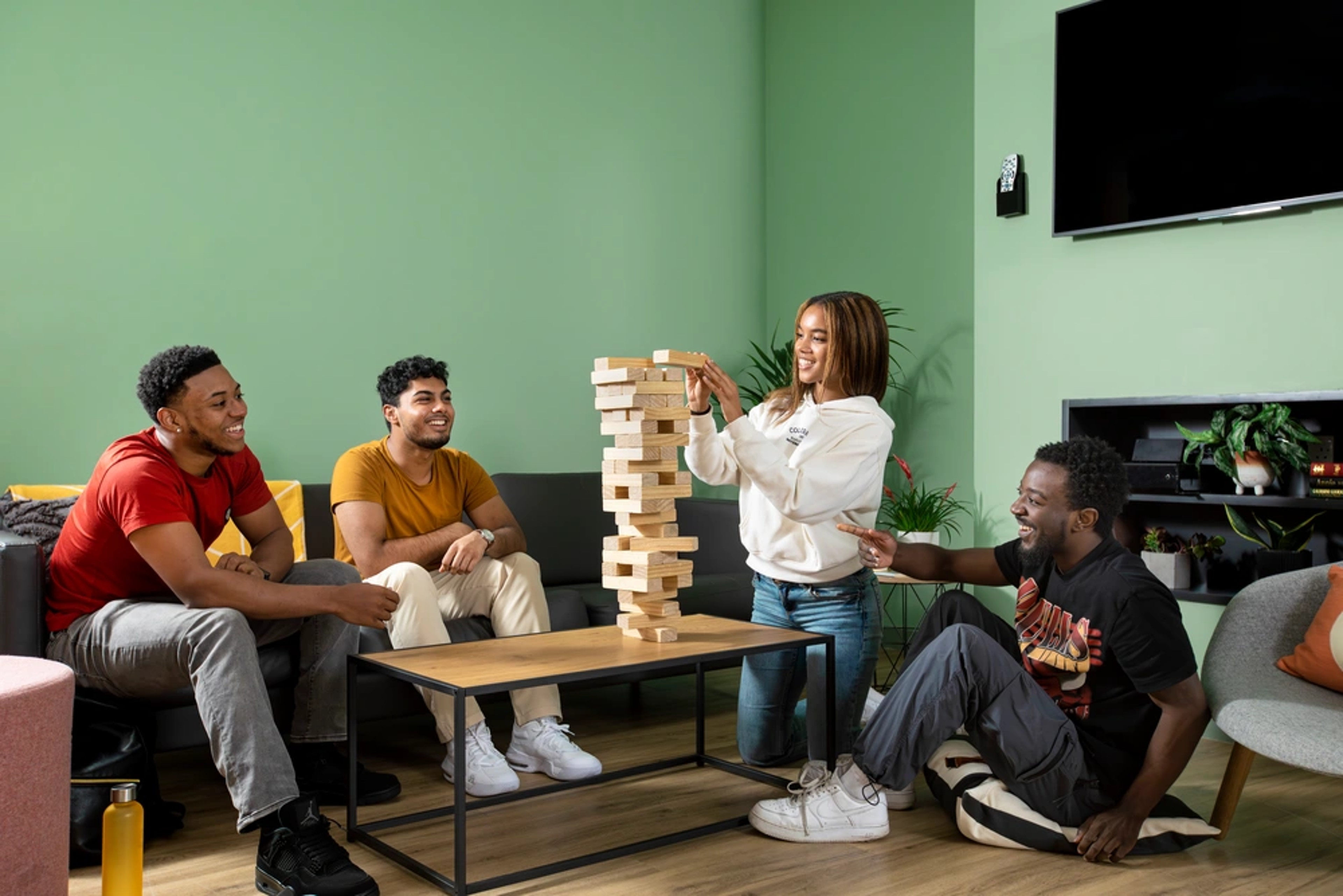 Students in common room