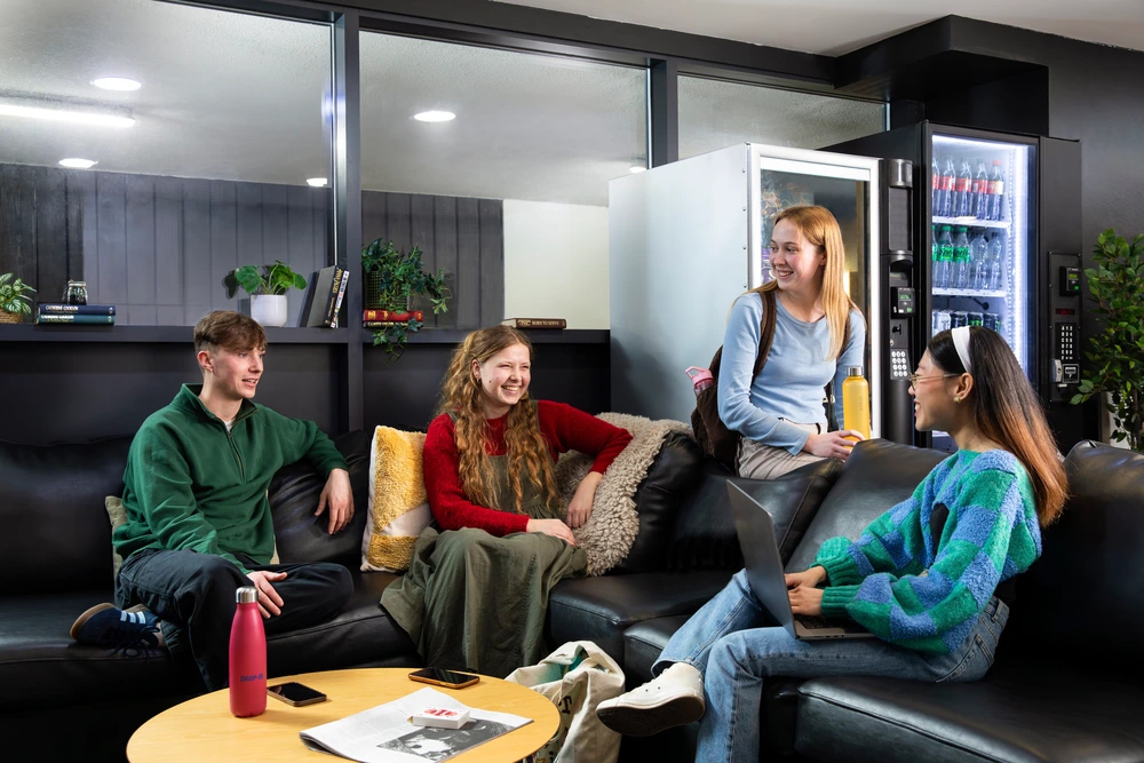 Students in the common room