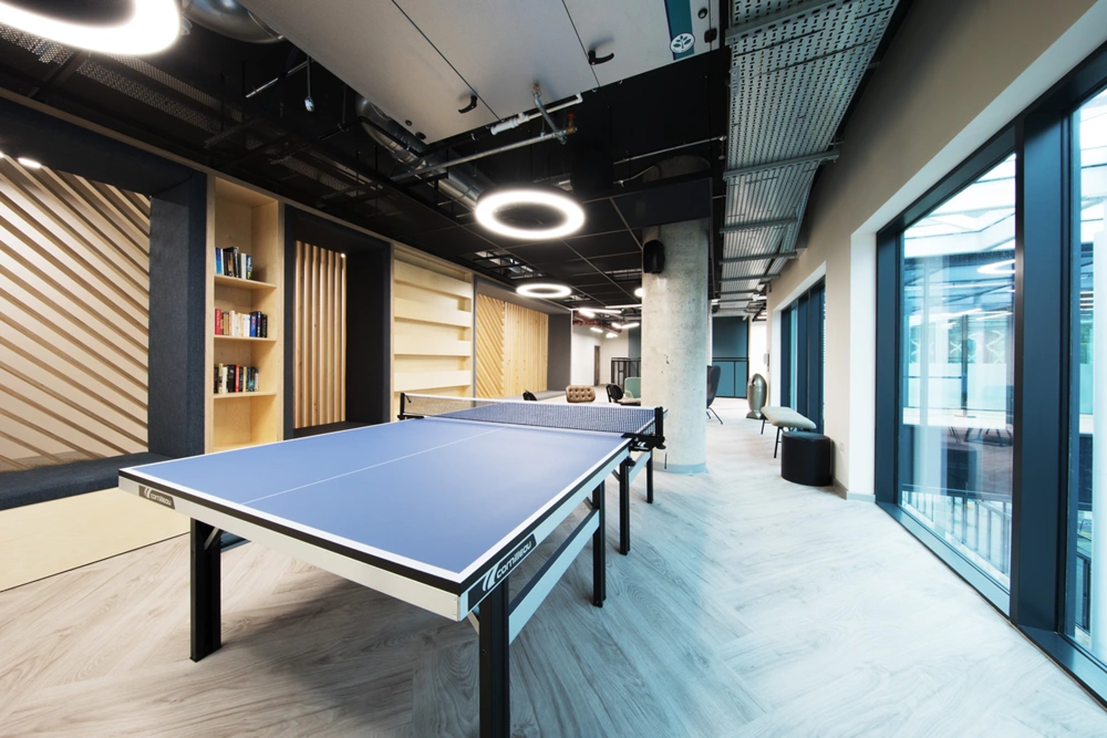 Ping Pong table in the common room