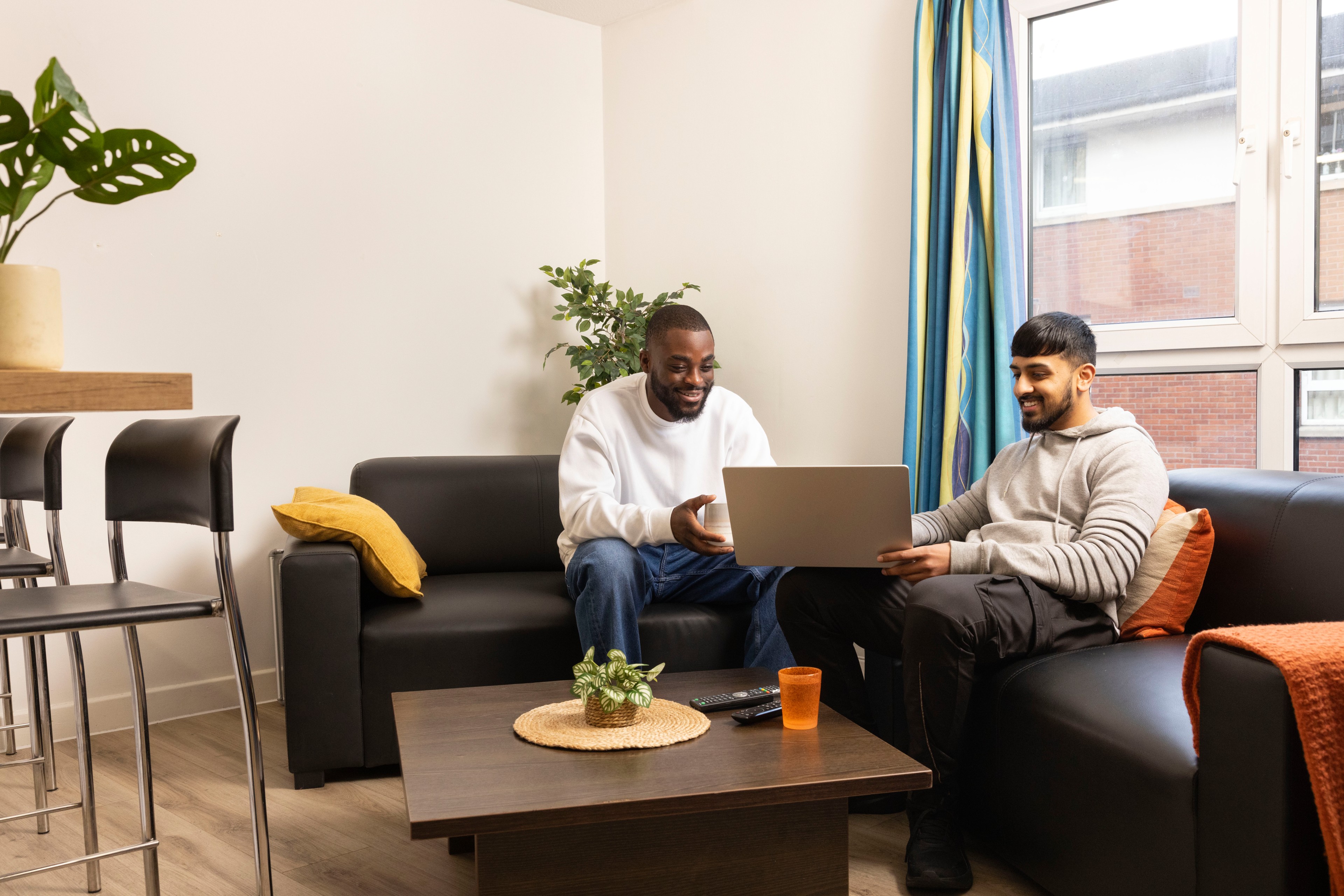 Seating in shared kitchen