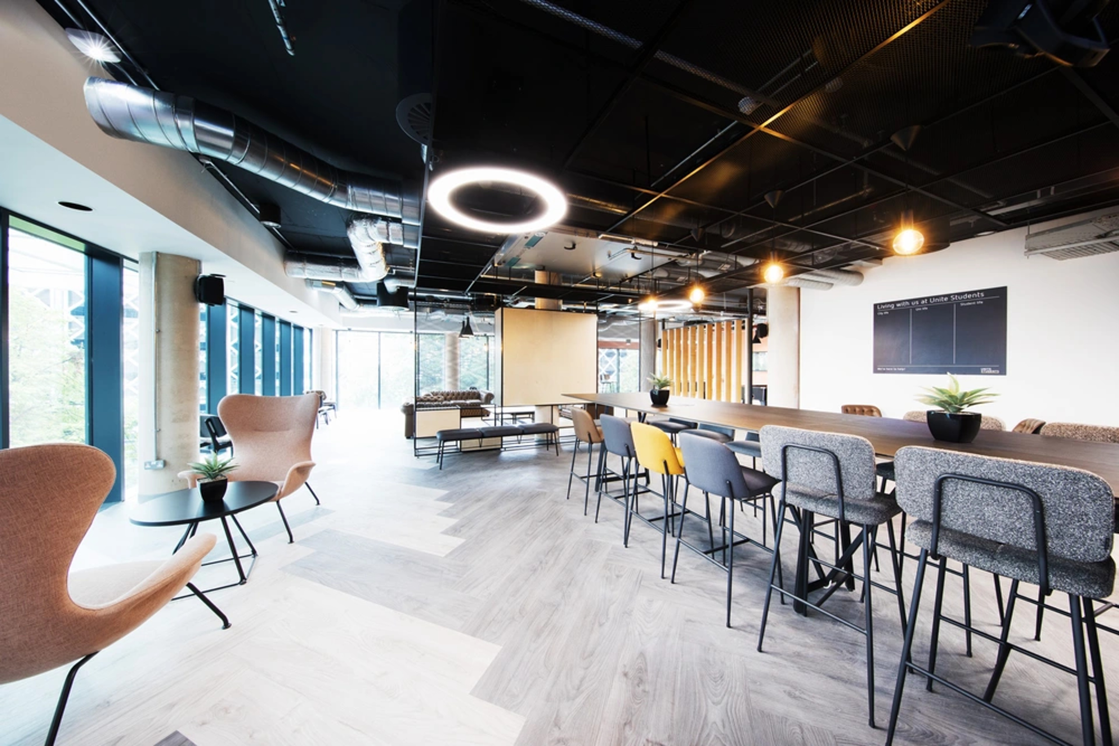 Common room seating area