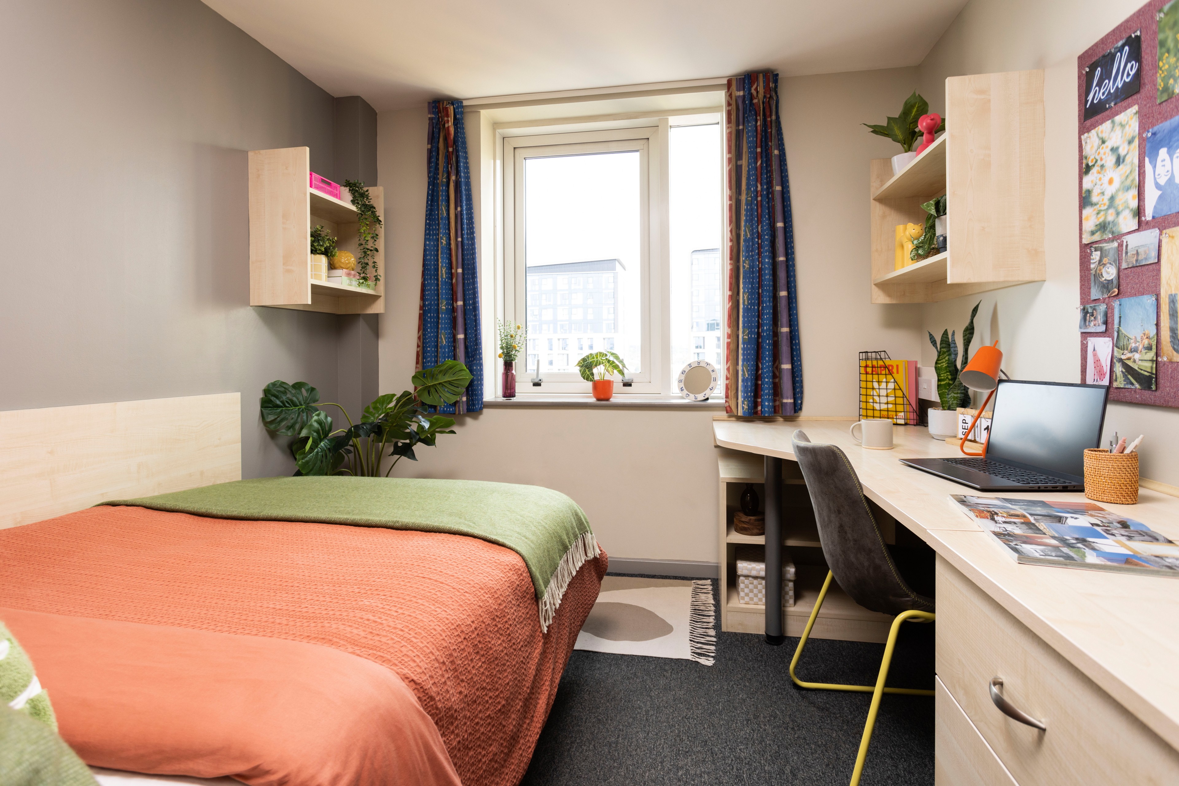 Bed area in an Ensuite room
