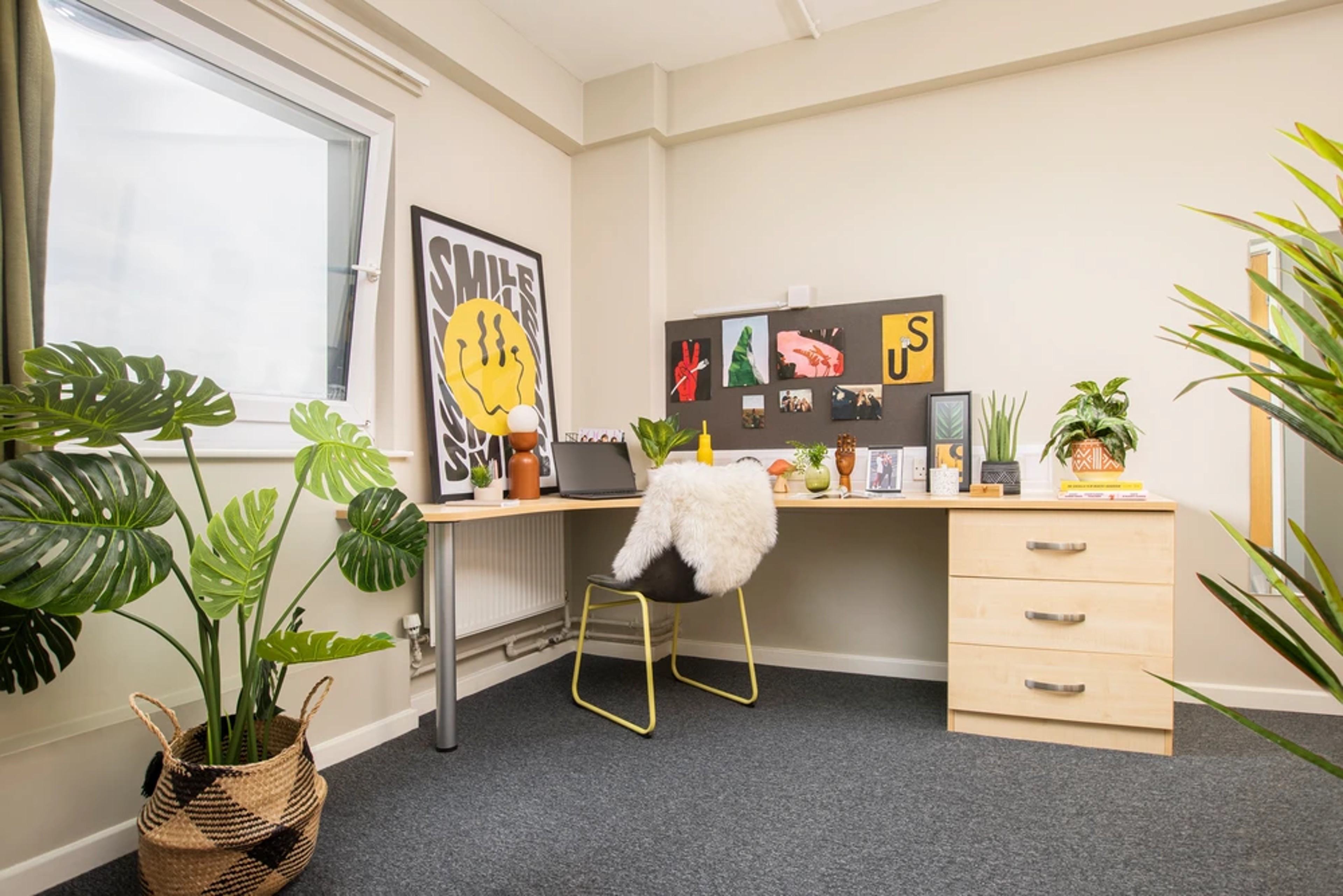 Study space in an Accessible En-suite