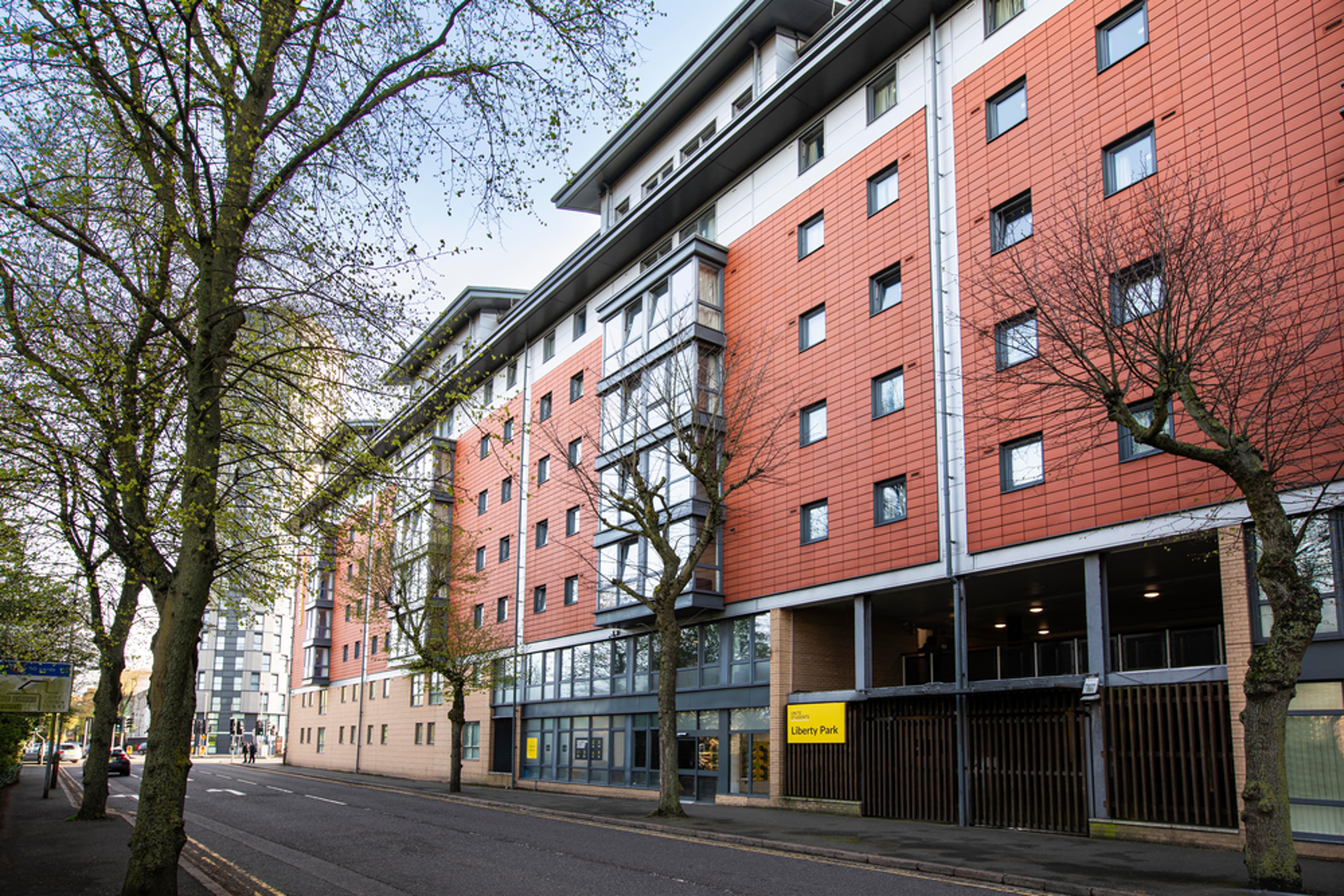 Exterior of the Liberty Park building
