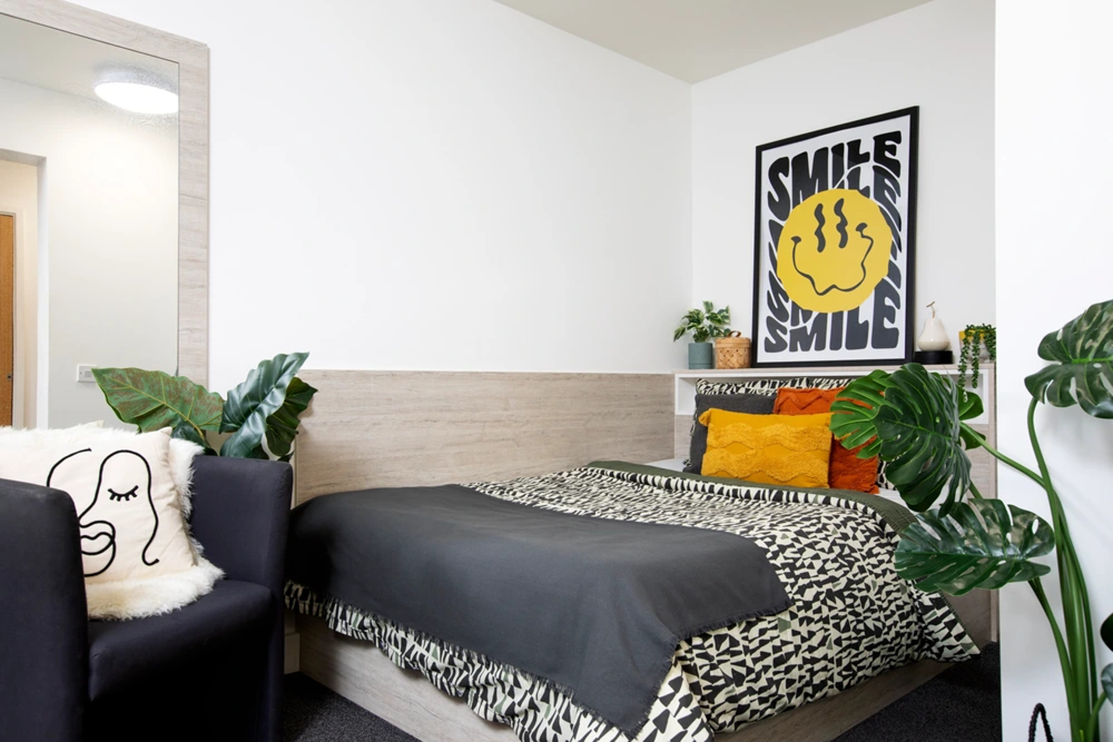 Bed in a Studio
