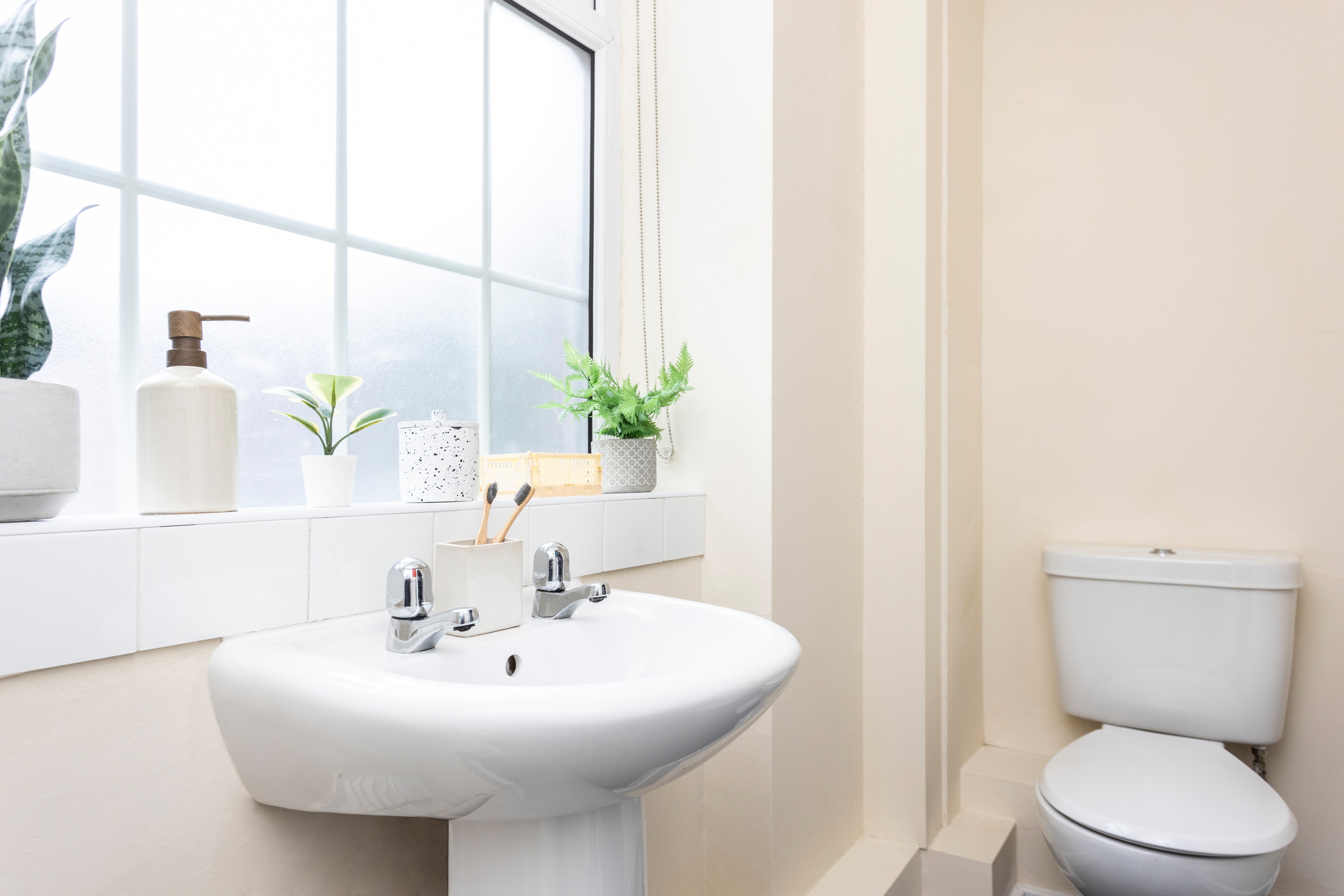 Bathroom in a studio room