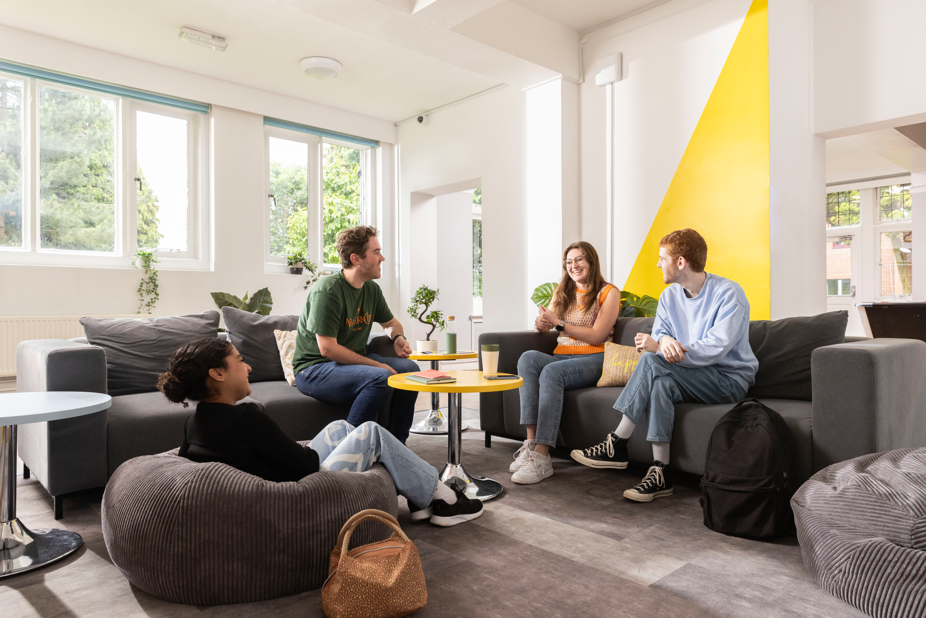 Students in the common room