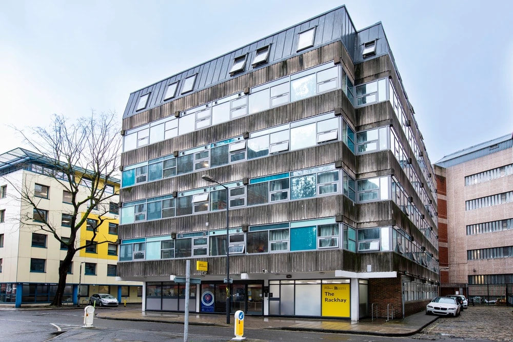 Exterior of The Rackhay building