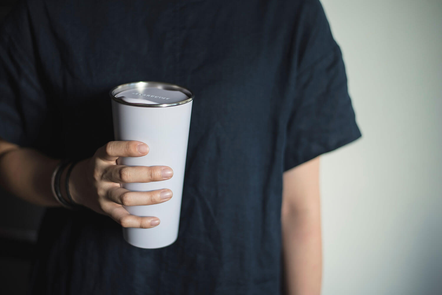 Reusable cup or water bottle image