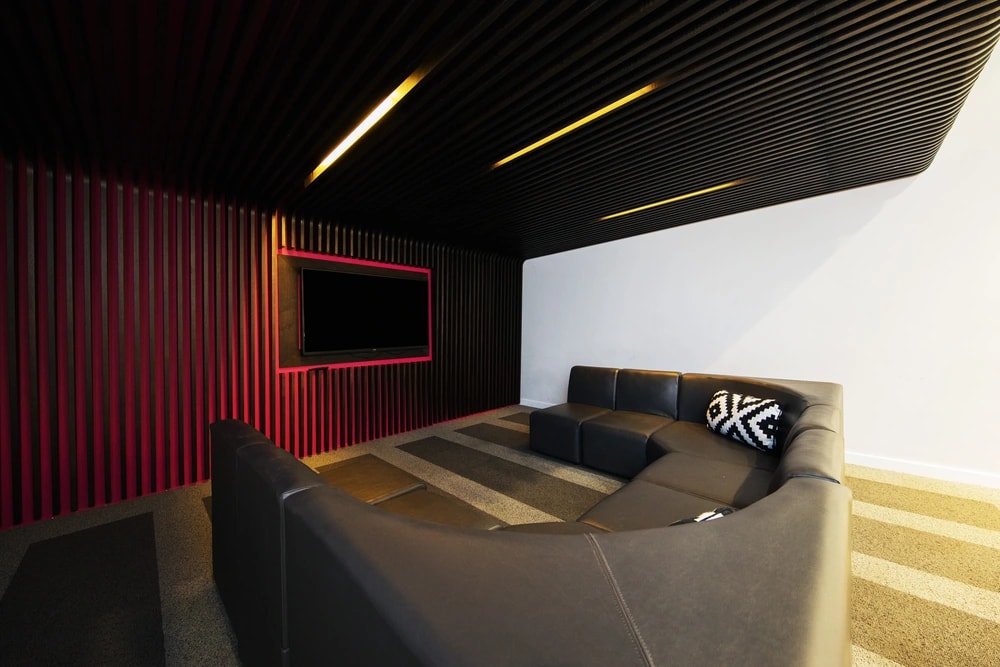 Cinema room at Cathedral Park