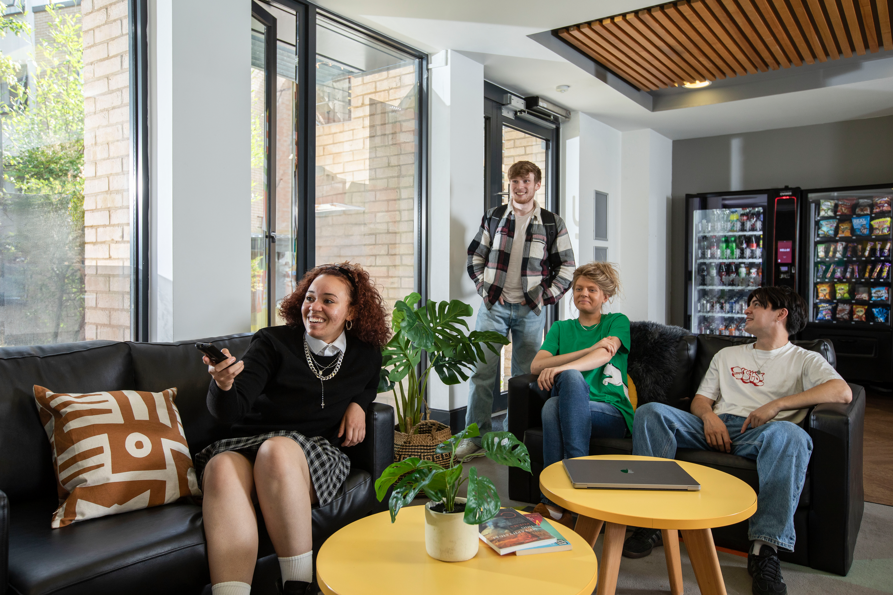 Students in the Common room