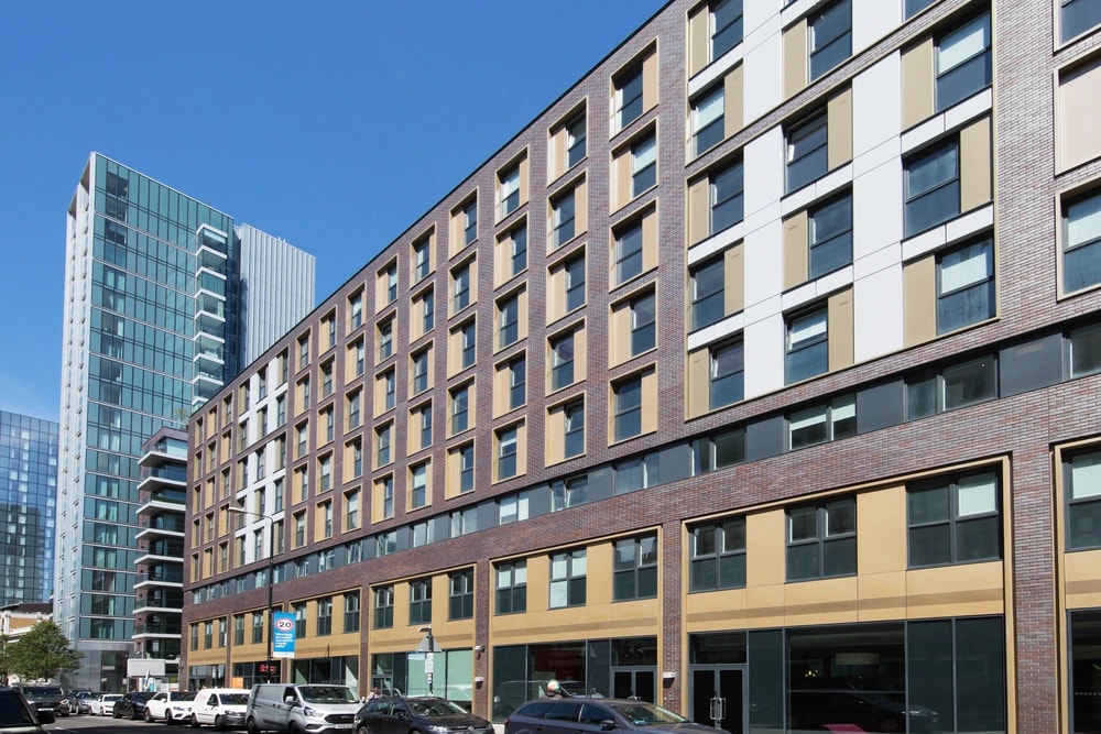 Exterior of the Drapery Place building