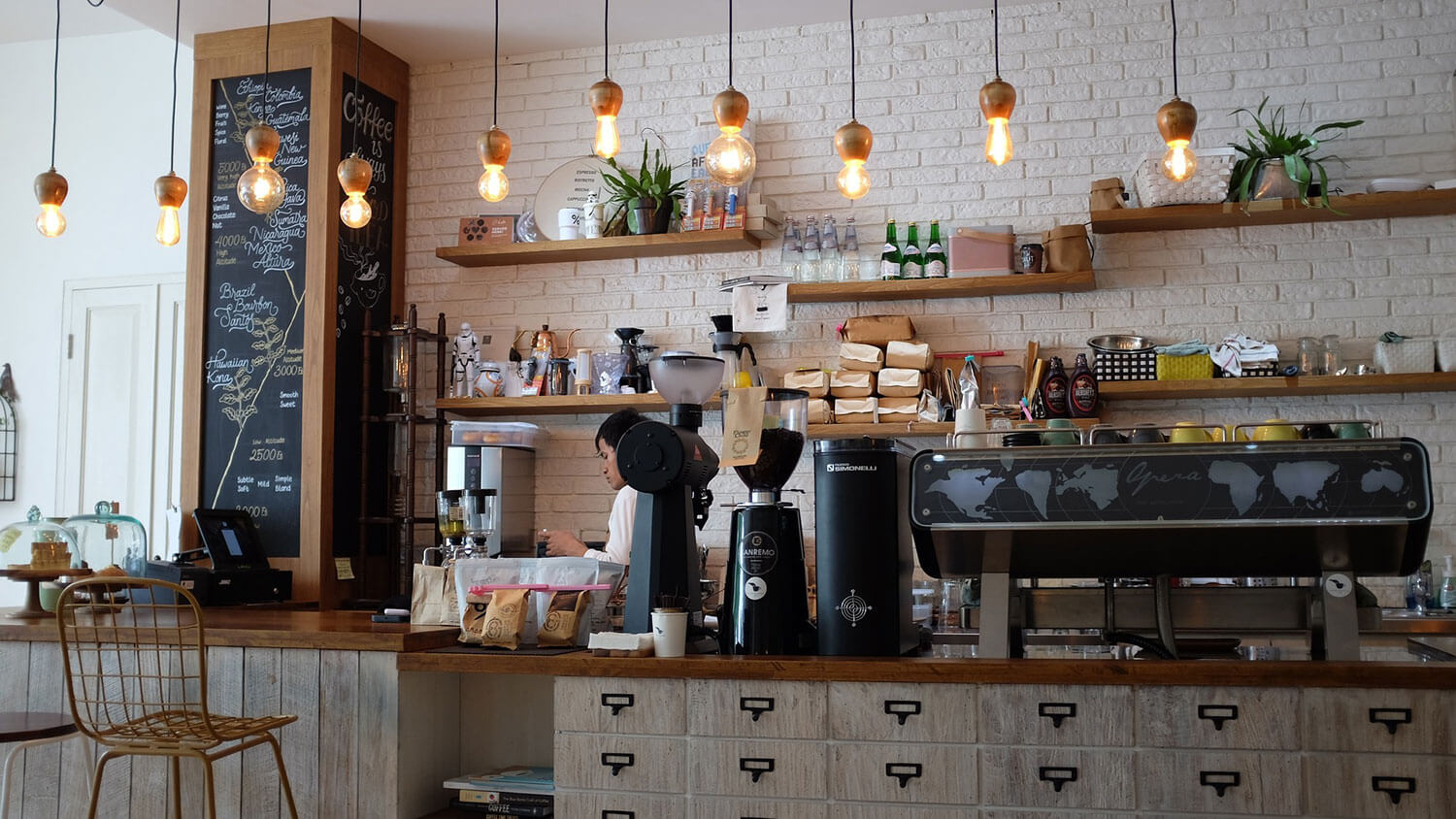 Photo of inside a cafe