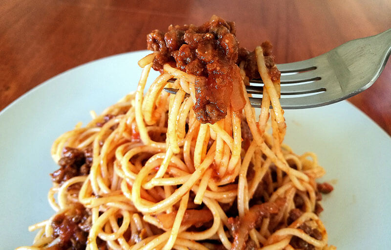 Spaghetti bolognese