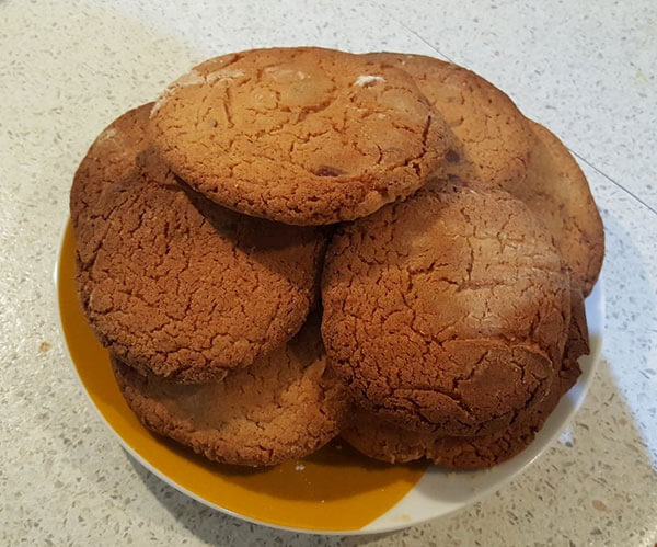 Cookie on a plate