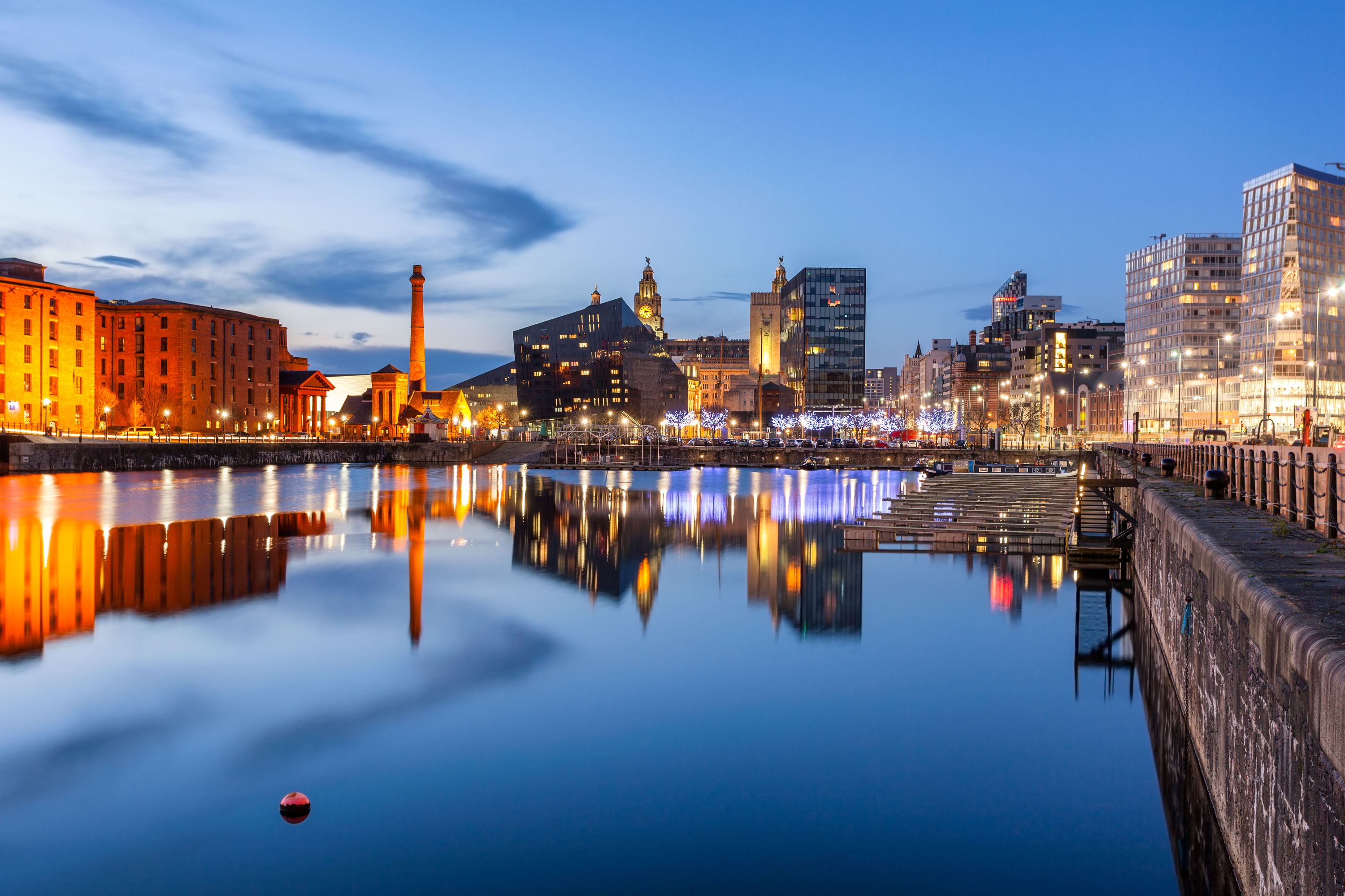 Liverpool city landscape