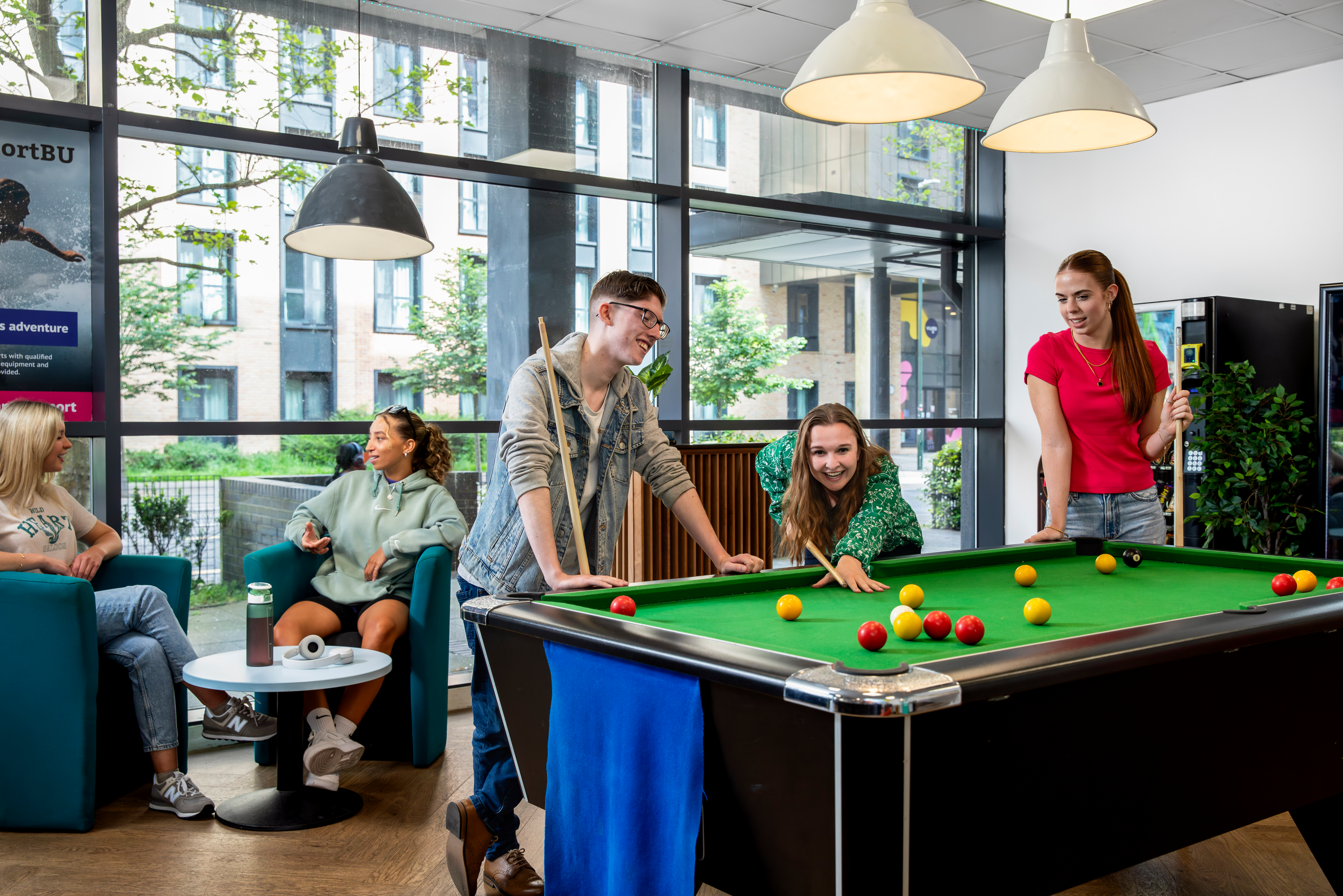 Games tables in common room