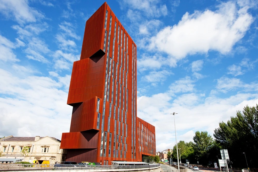 Exterior view of Broadcasting Tower