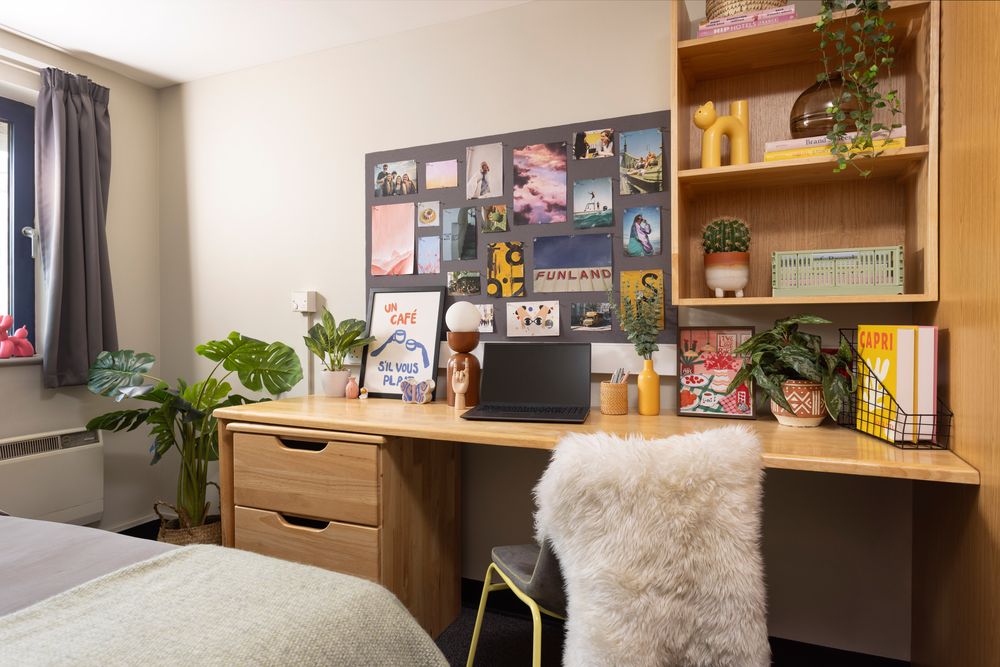 Study space in a Premium En-suite room