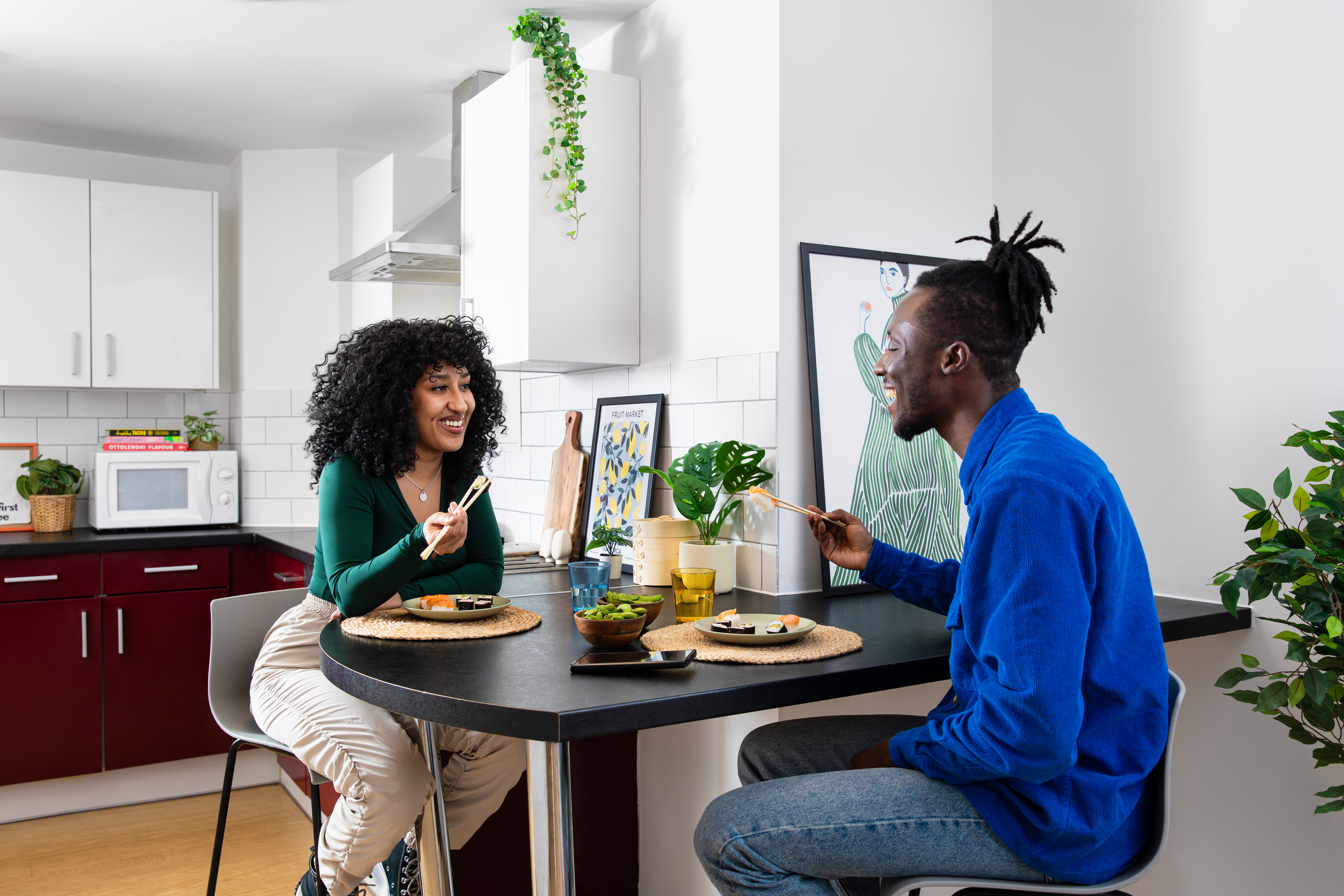 Shared kitchen at Romano Court