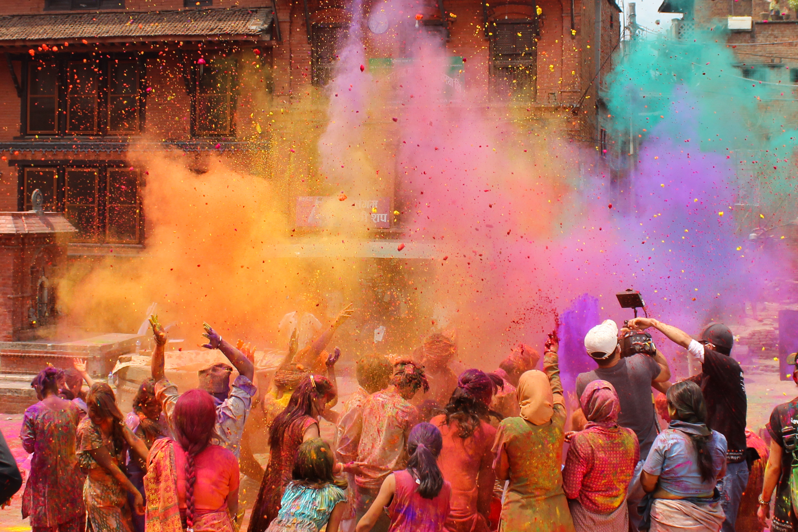 Holi celebrations